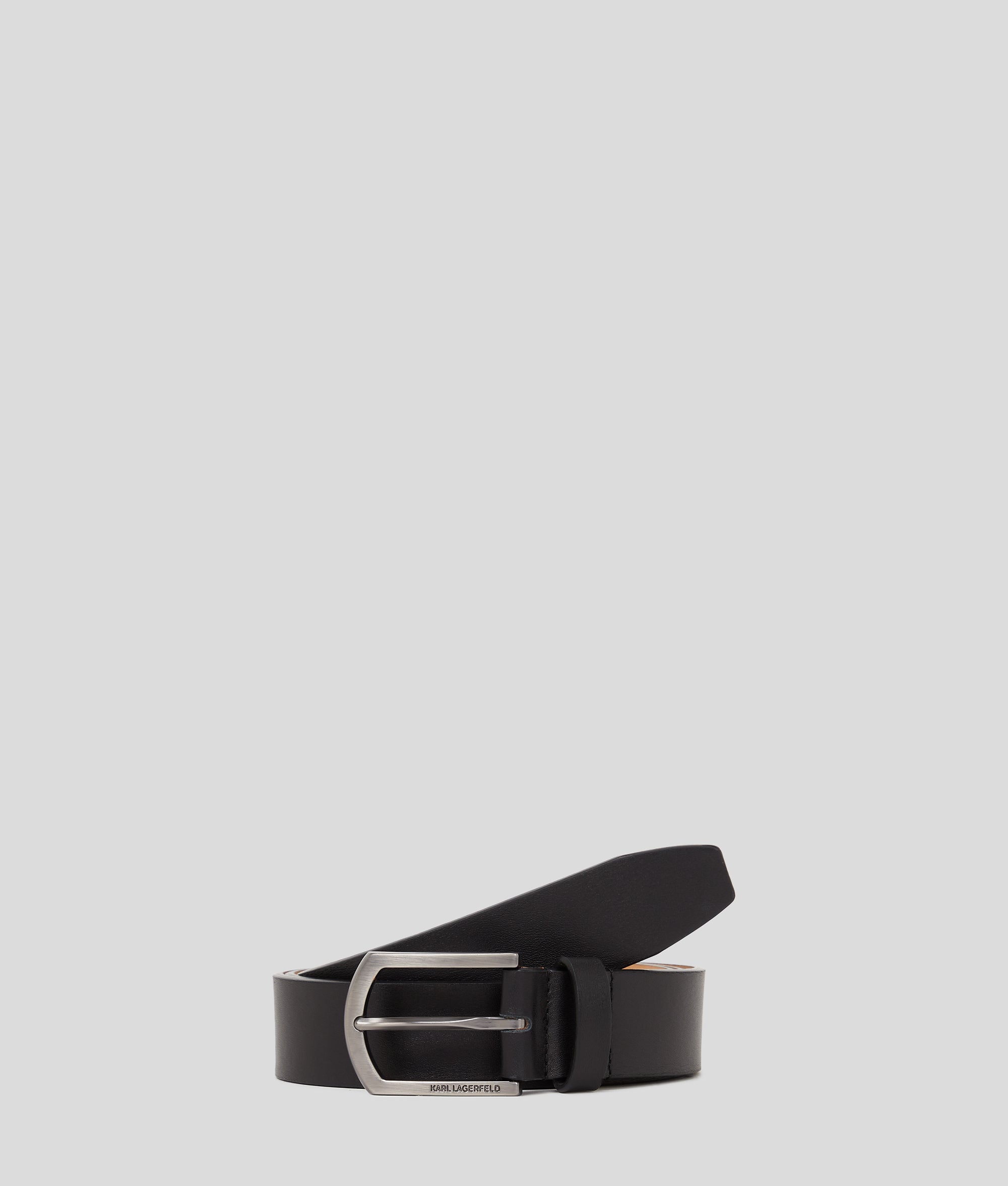 最終価格【Preloved】ORIGINAL BELT / BLACK $595 Alexander McQueen Men's Black Leather Belt 110/44
