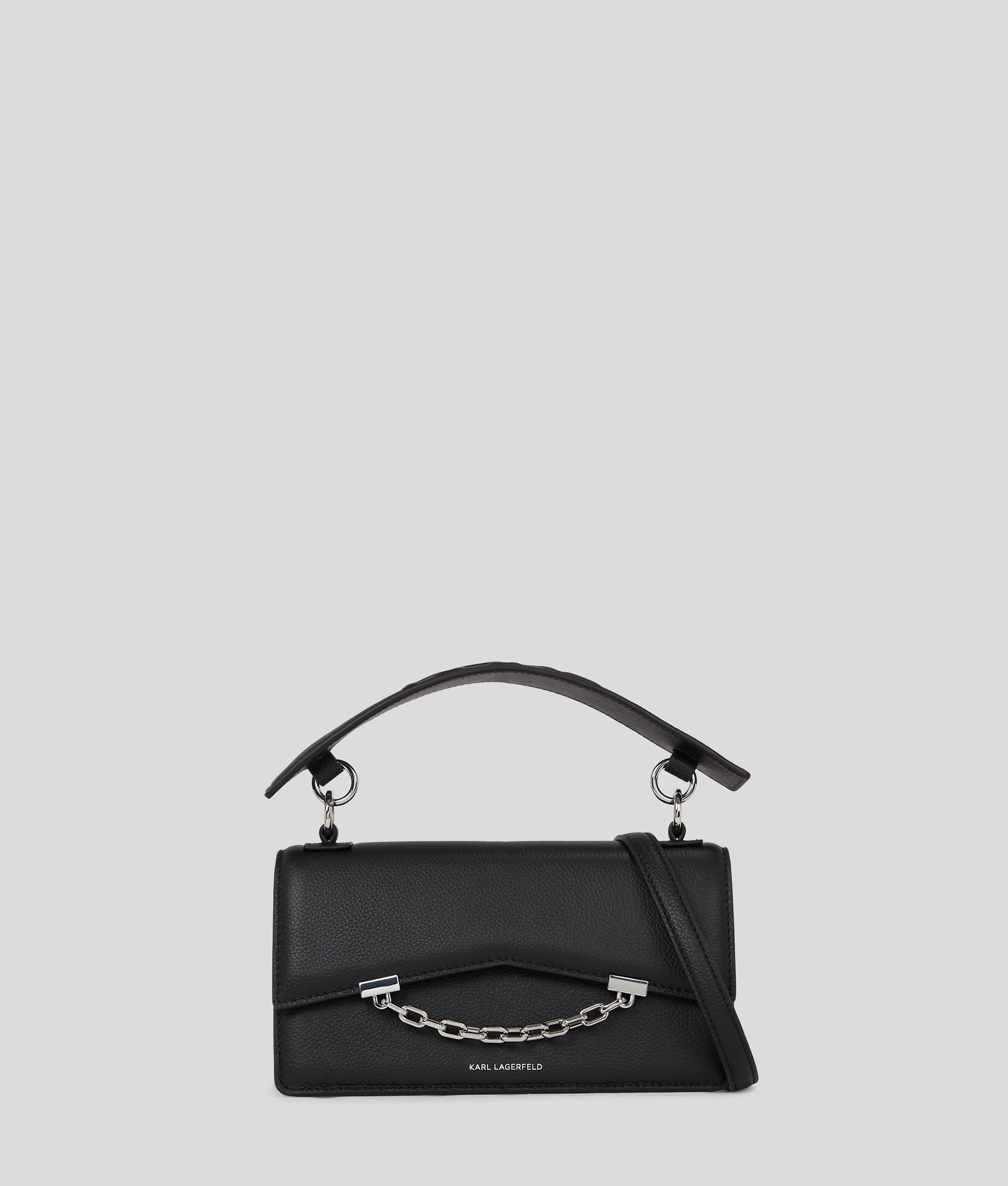 Handbag Sac à Main Lagerfeld K/SEVEN GRAINY CROSSBODY BAG Black