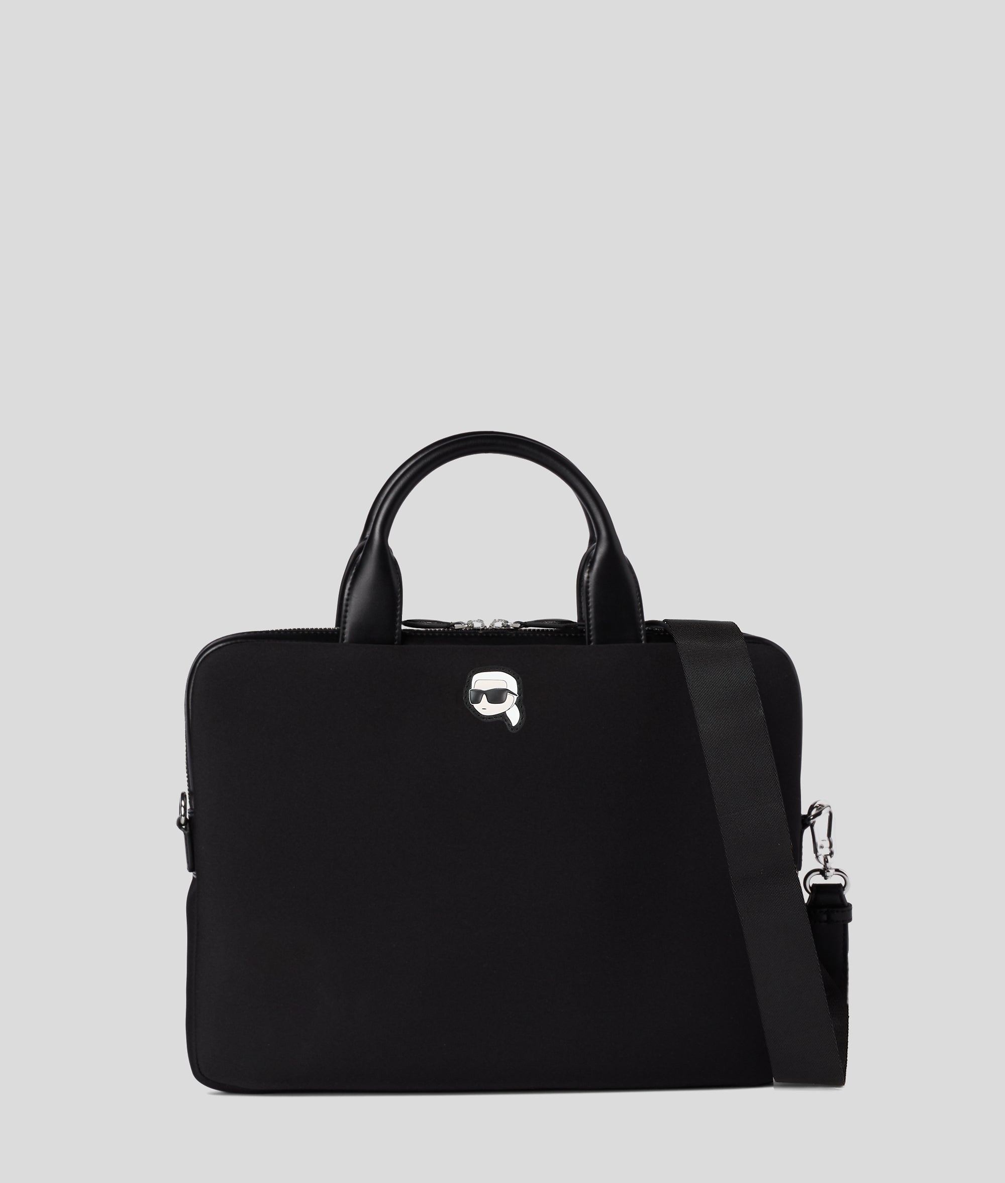 SAC POUR ORDINATEUR PORTABLE IKON Noir Homme KARL LAGERFELD