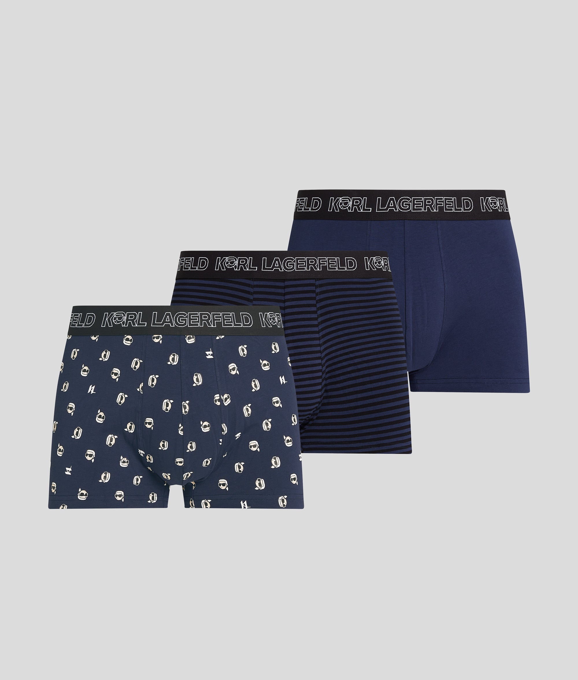 Calecon Homme Caleu00e7ons Ikon Lot De 3, Homme, Noir Ikon