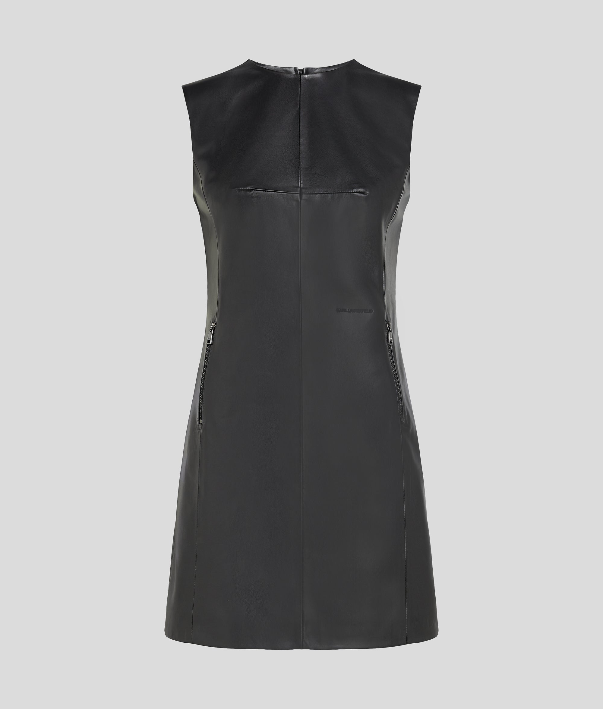 LEATHER SHIFT DRESS | Black | Women | KARL LAGERFELD | Page 1 LEATHER SHIFT DRESS | Black | Women | KARL LAGERFELD | Page 1