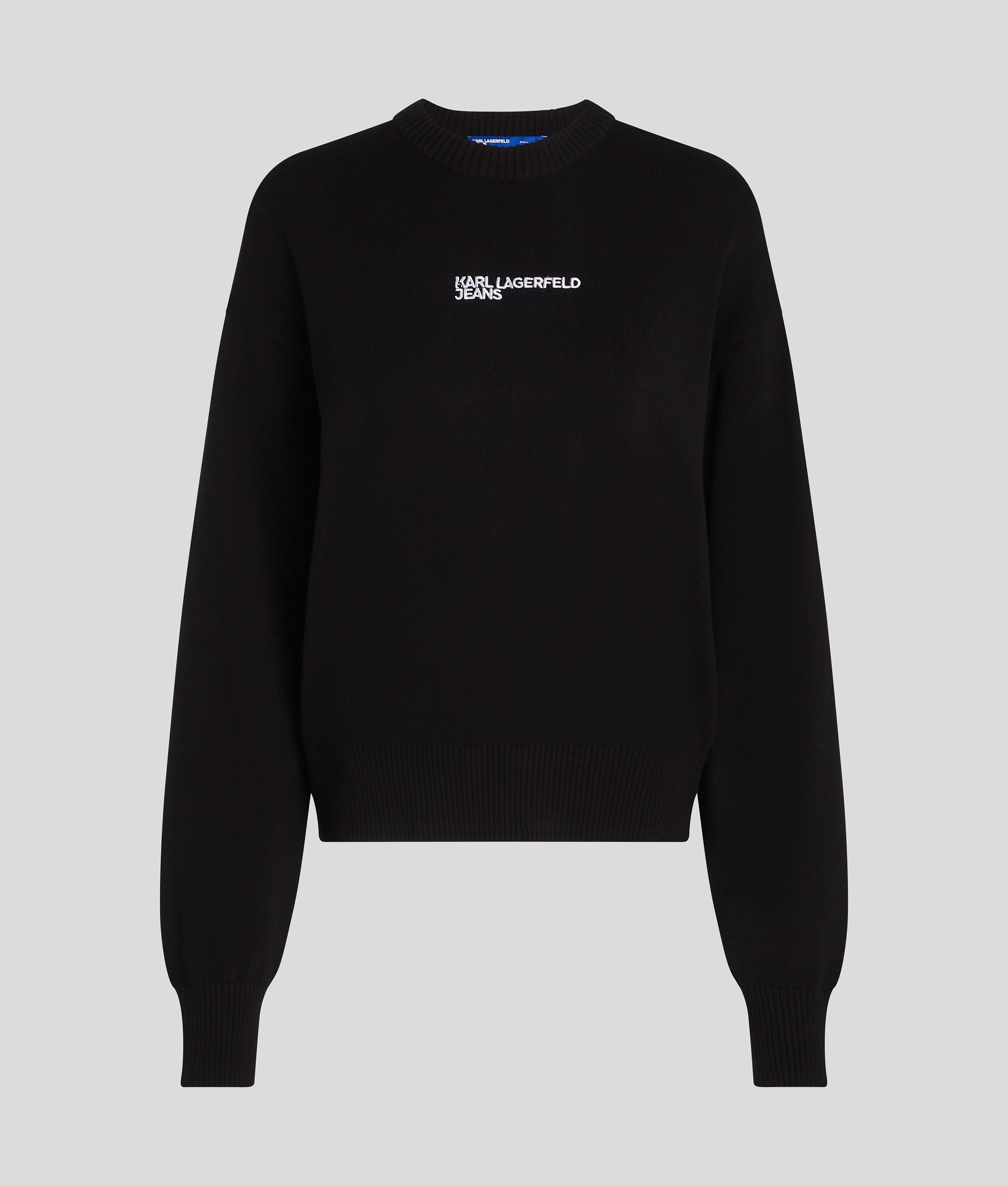 PULLOVER IN REGULÄRER PASSFORM Schwarz Damen KARL LAGERFELD