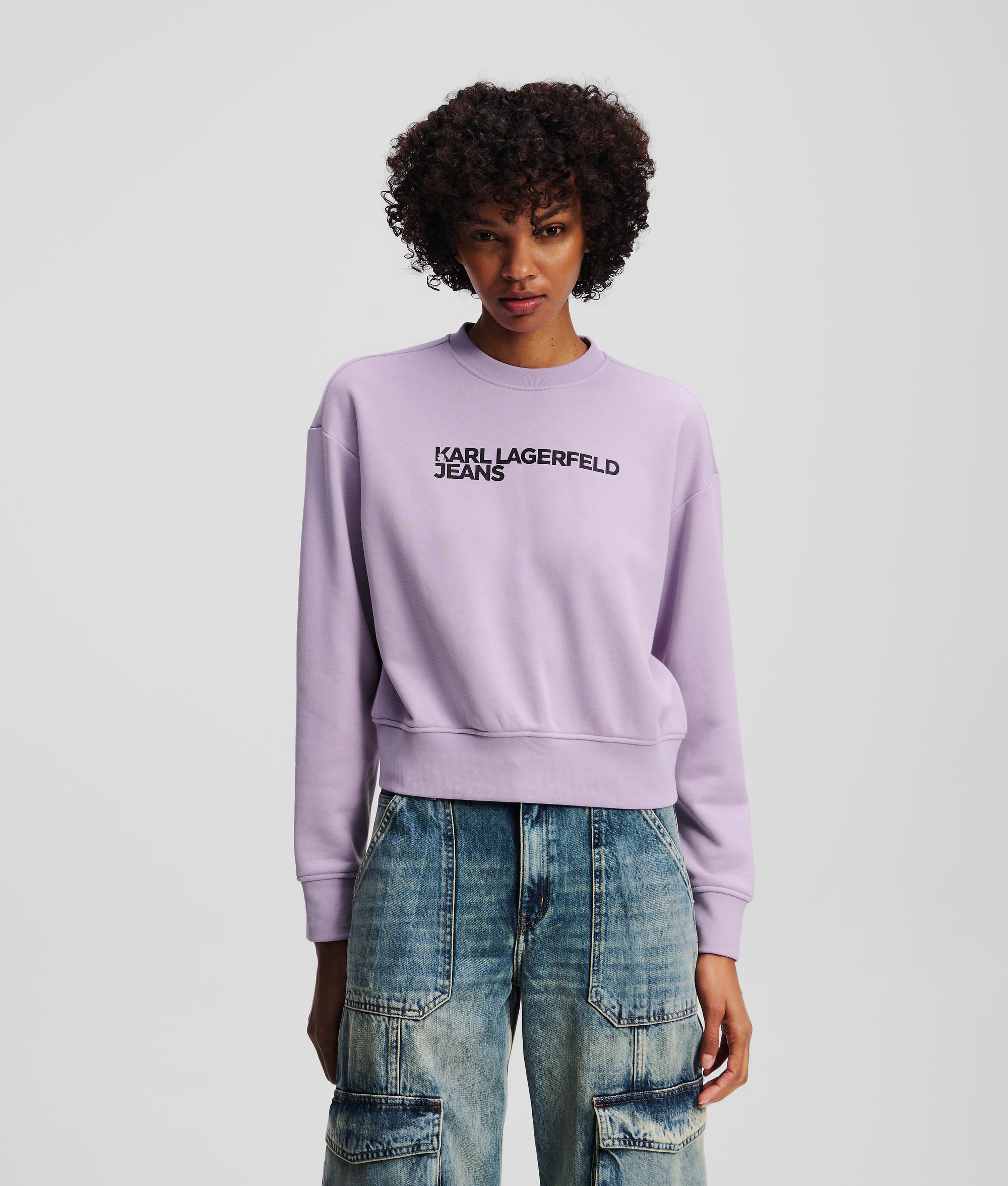 LOGO SWEATSHIRT Lavendula Women KARL LAGERFELD