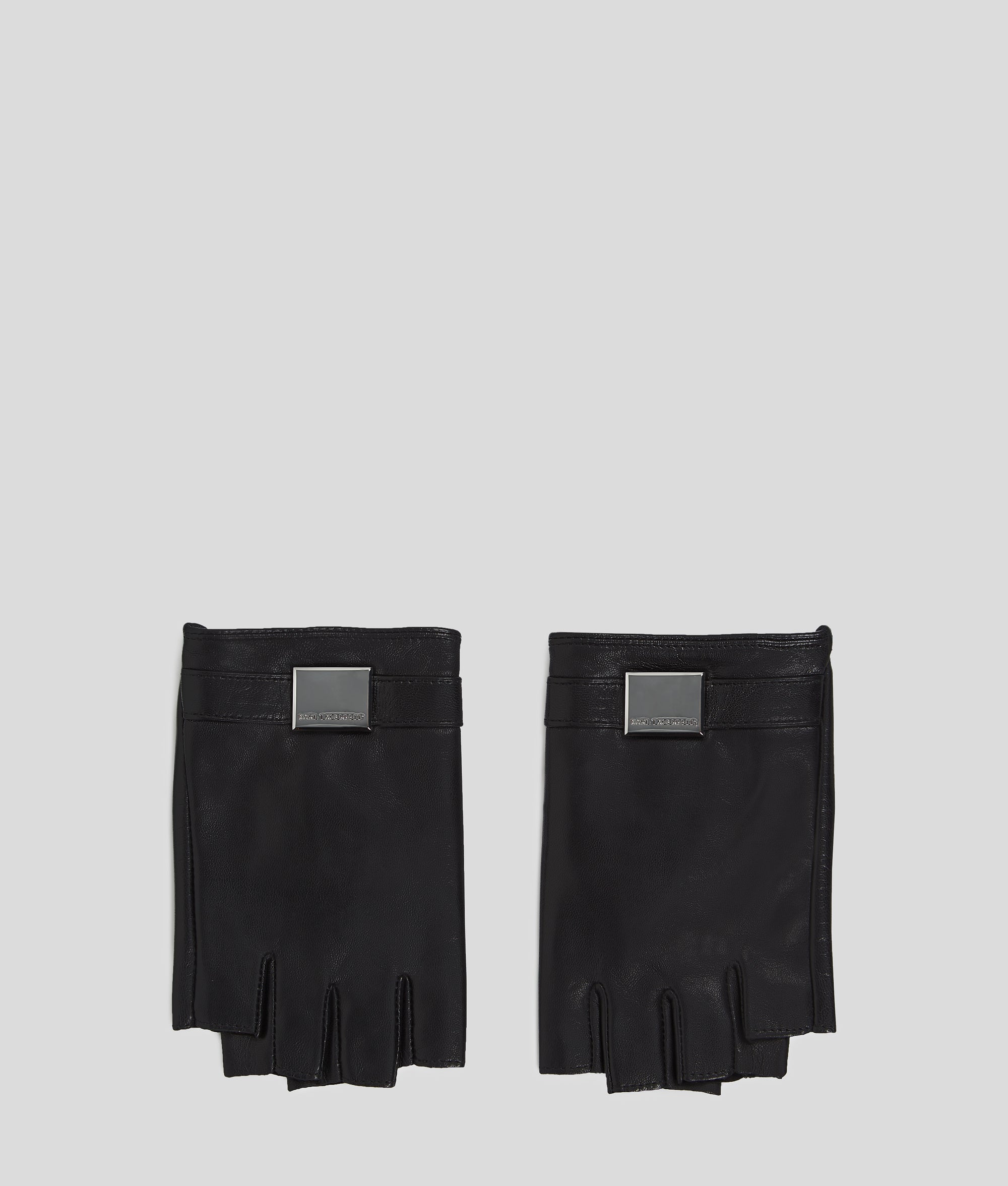 K/FOREVER FINGERLESS GLOVES Black Women KARL LAGERFELD
