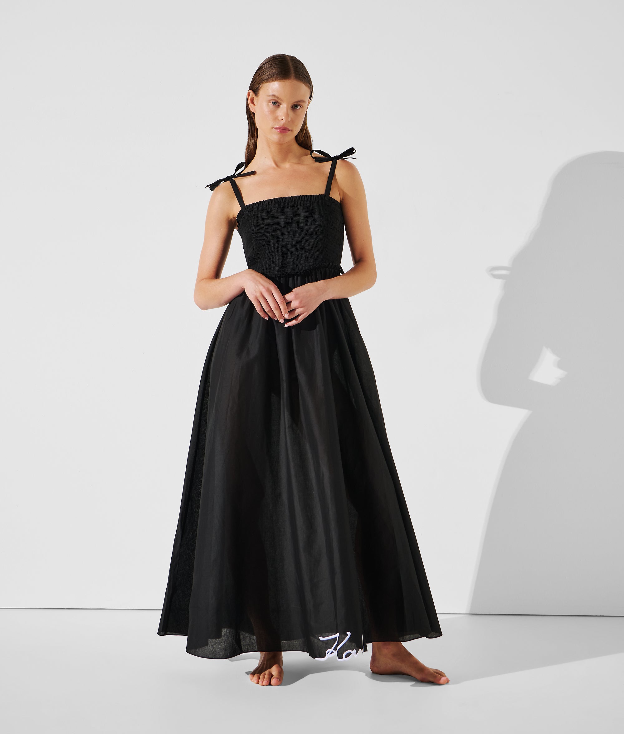 K/Signature beach dress | Black | Women