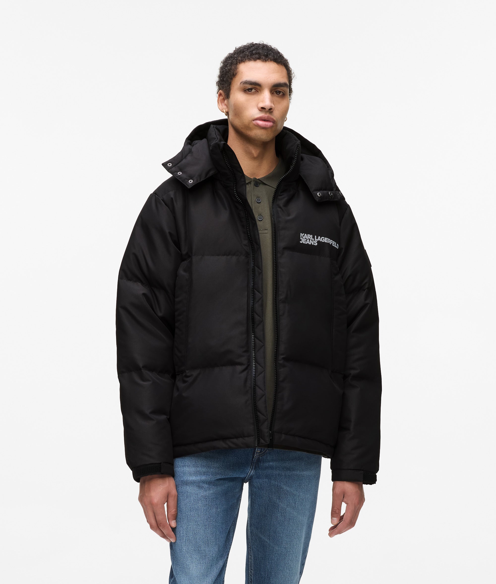 PUFFER-JACKE Schwarz Herren KARL LAGERFELD - Main Image