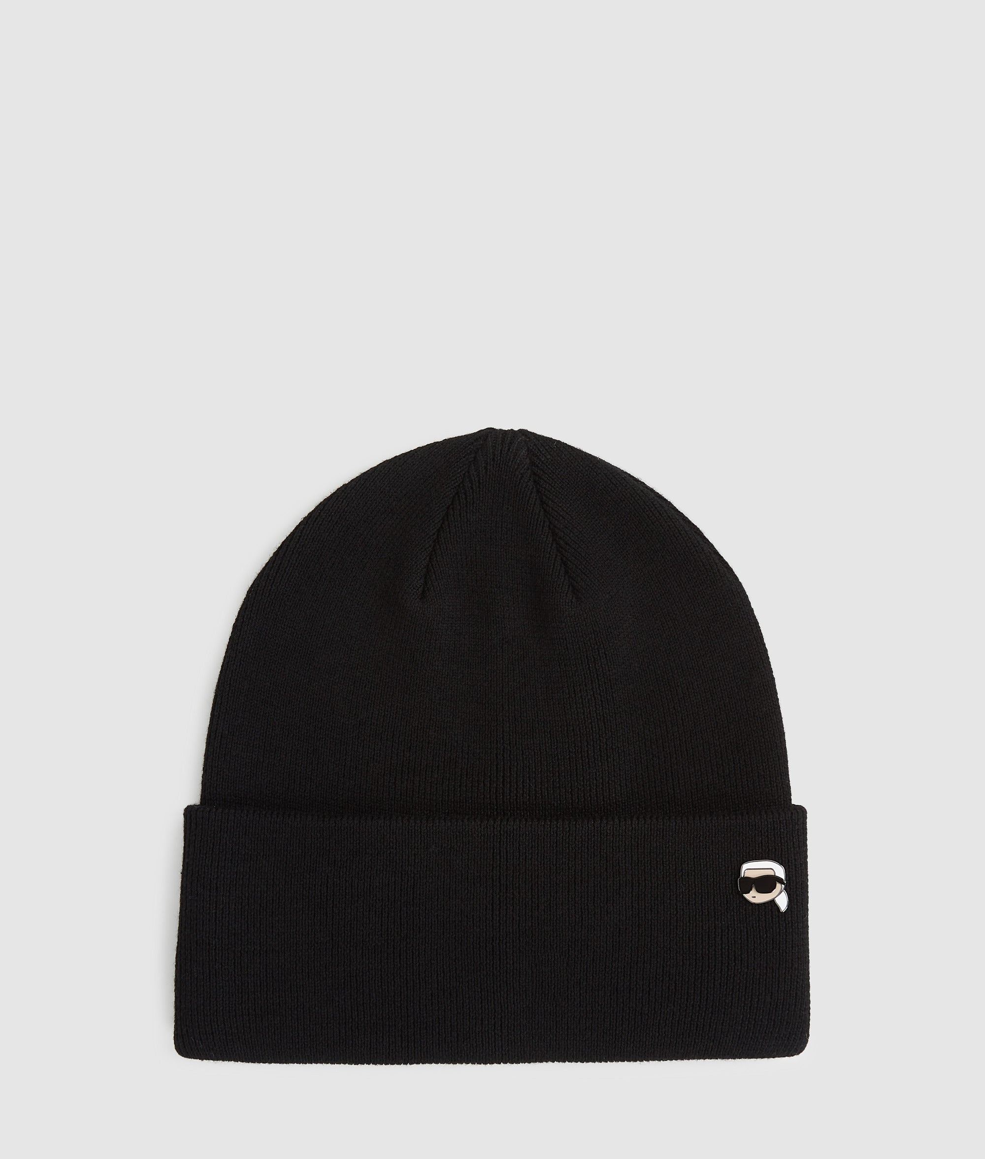 IKON PIN BEANIE Black Men KARL LAGERFELD