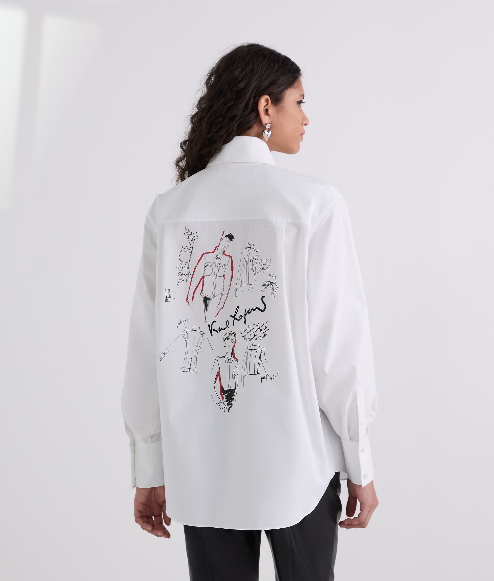 karl lagerfeld white dress shirt Karl Lagerfeld Men's Short Sleeve Button Front Shirt - White