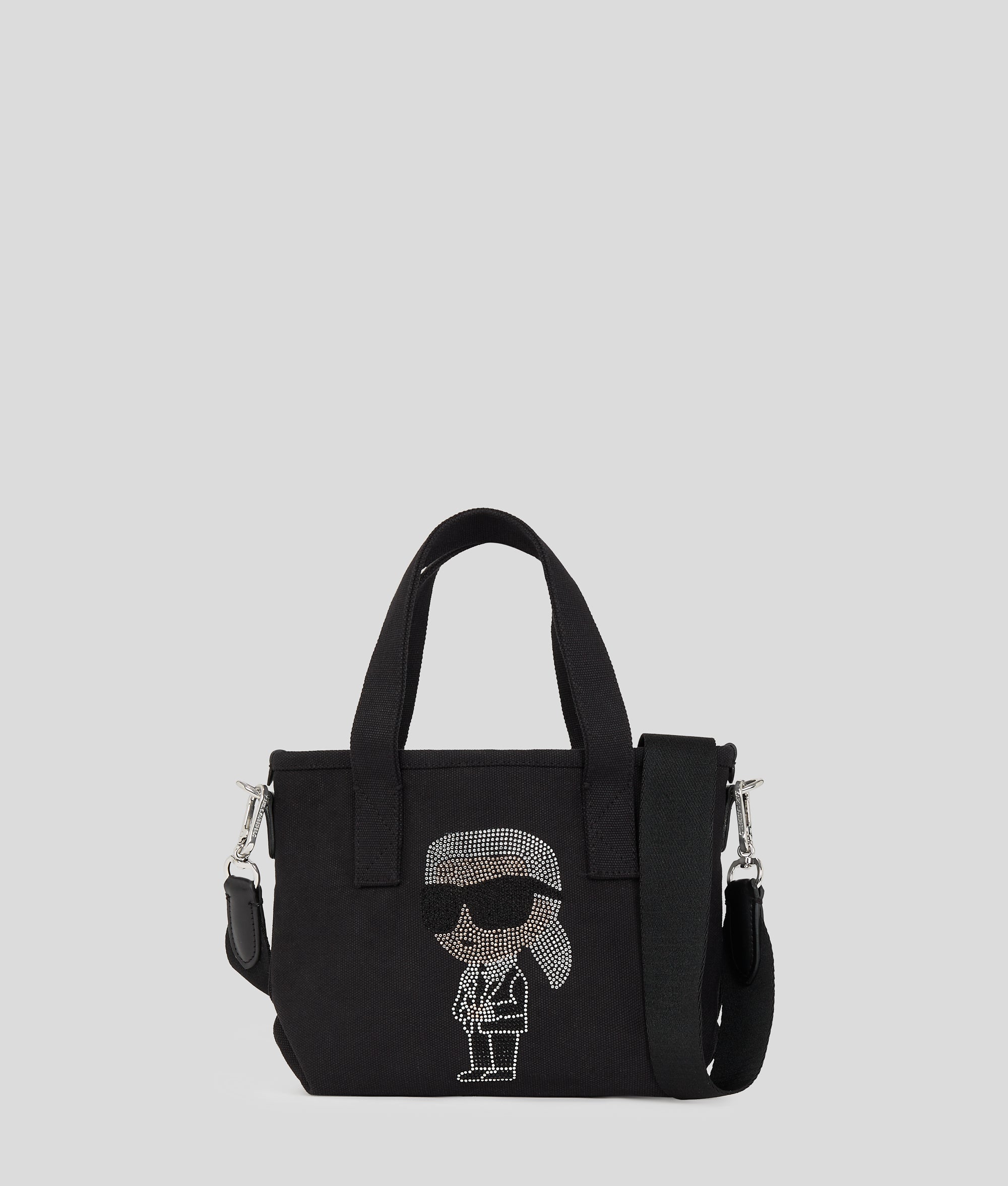 IKON KARL SHOPPER PICCOLA CON STRASS Nero Donna KARL LAGERFELD