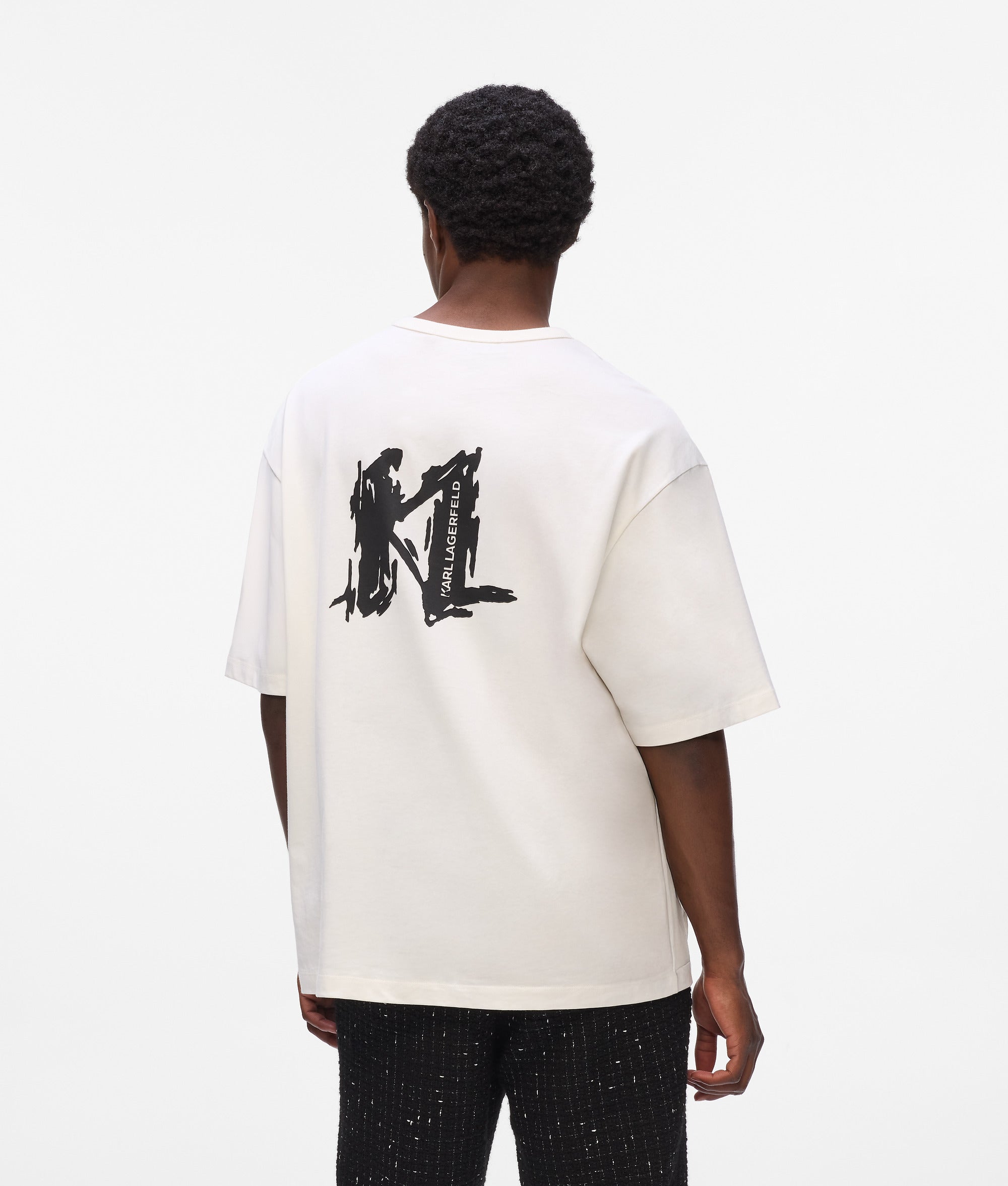 KARL LAGERFELD Men's Short Sleeve Crewneck Karl Martinique