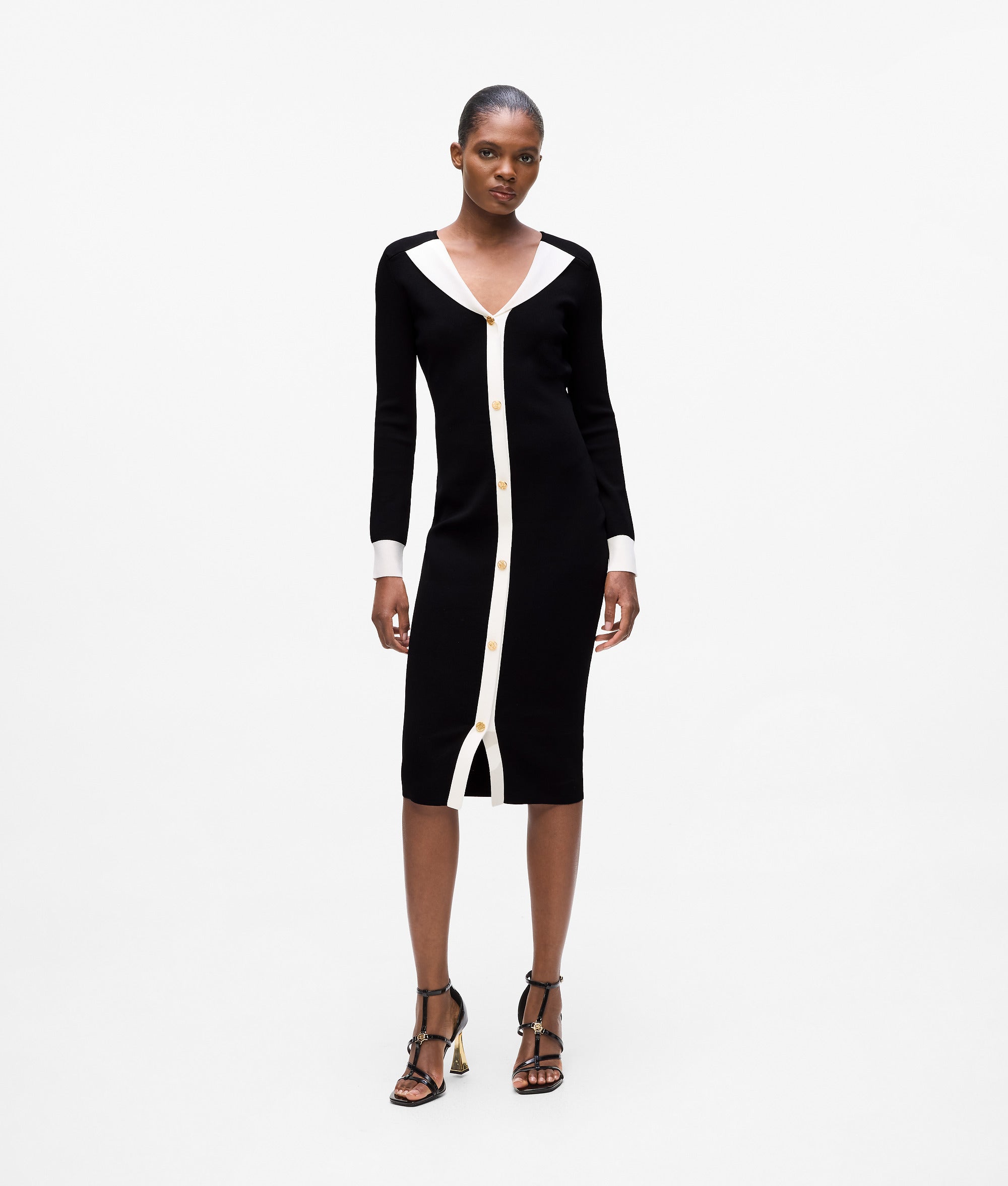 Karl DNA knit dress | Black/White | Women