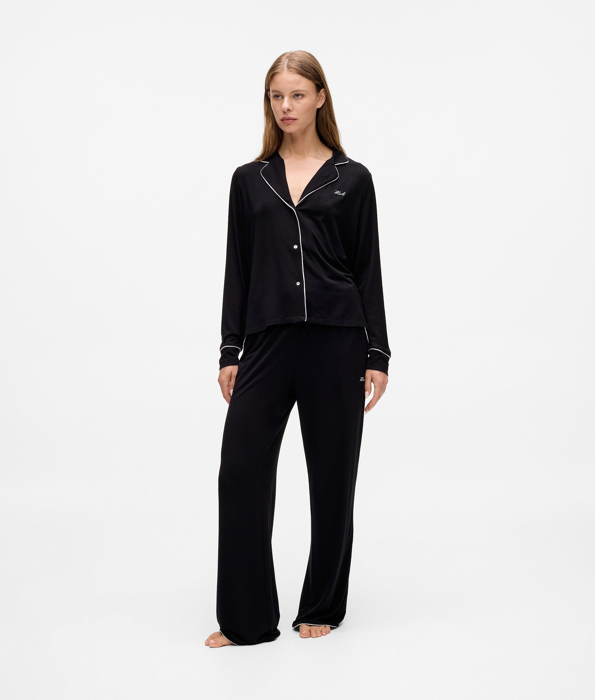 Signature pajama set Black Women KARL LAGERFELD