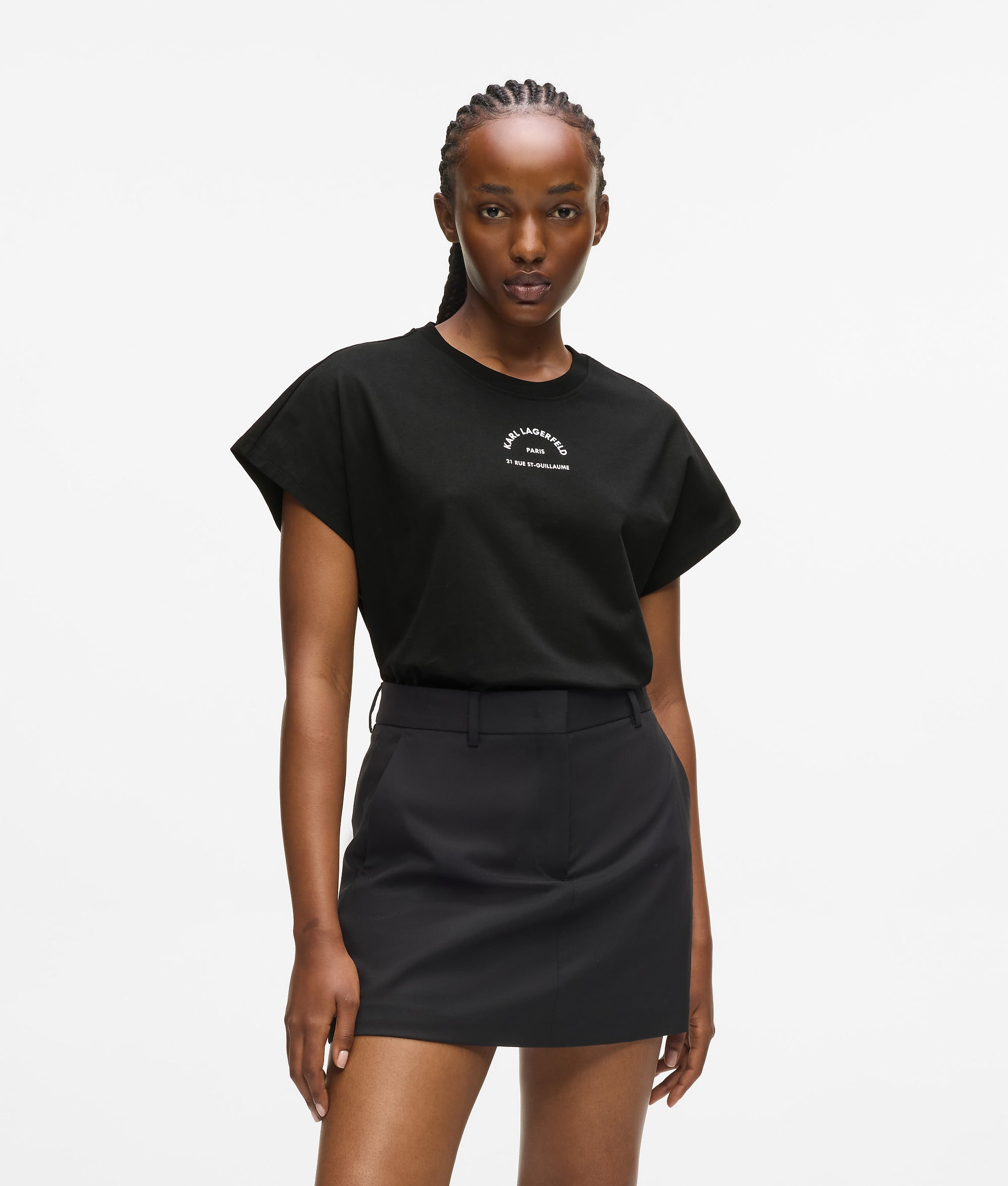 Karl Lagerfeld RSG GLITTER RELAXED T-SHIRT T shirt Karl Lagerfeld RSG GLITTER RELAXED T-SHIRT T shirt