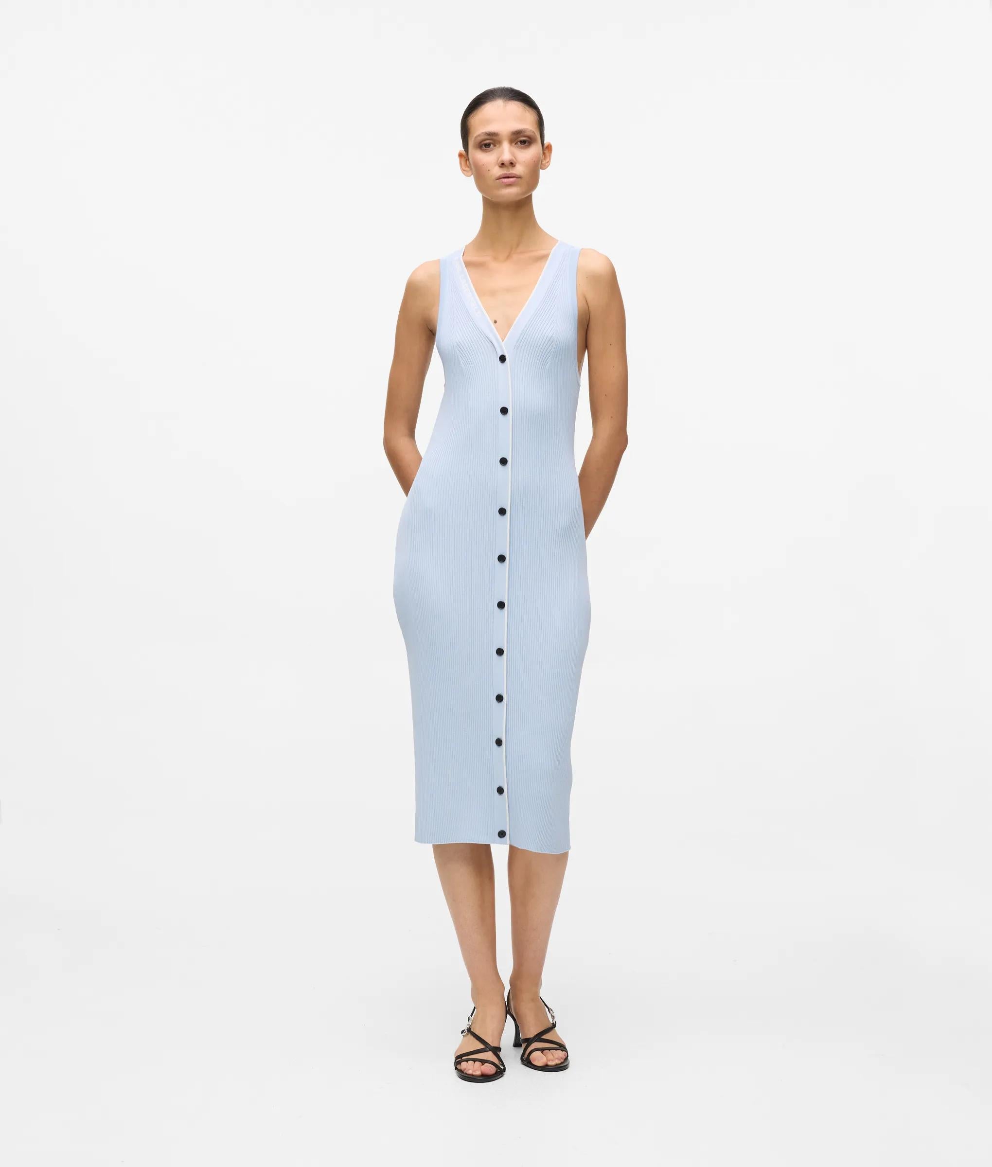 karl lagerfeld blue dress KARL LAGERFELD Paris Women's Sleeveless Halter Neck Satin A-Line Maxi Dress, Bright Sapphire/Palace Blue Multi, 4 at Amazon Women's Clothing store