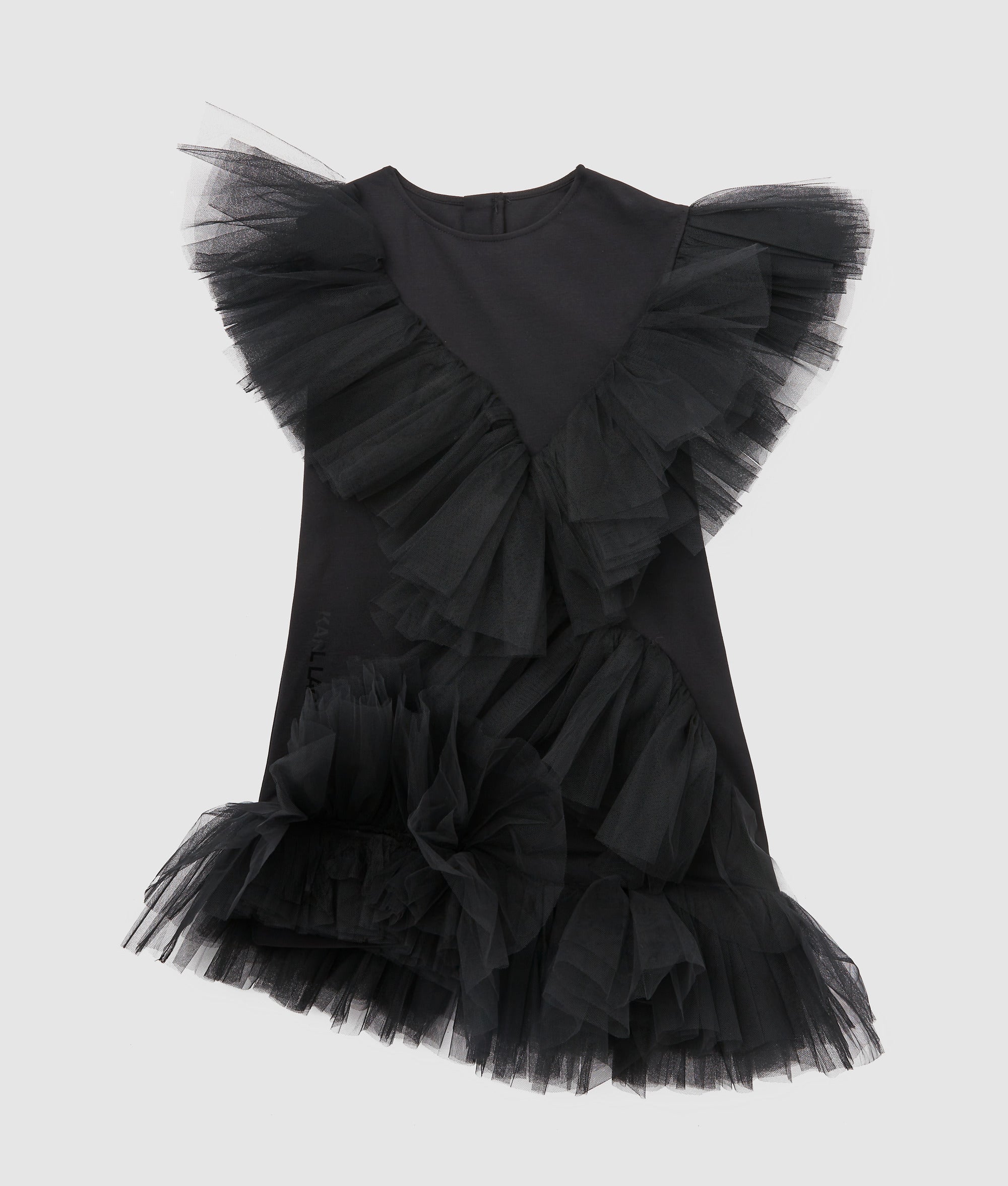 karl lagerfeld dresses black Karl Lagerfeld Paris Womens Above Knee Velvet Fit & Flare Dress - Black