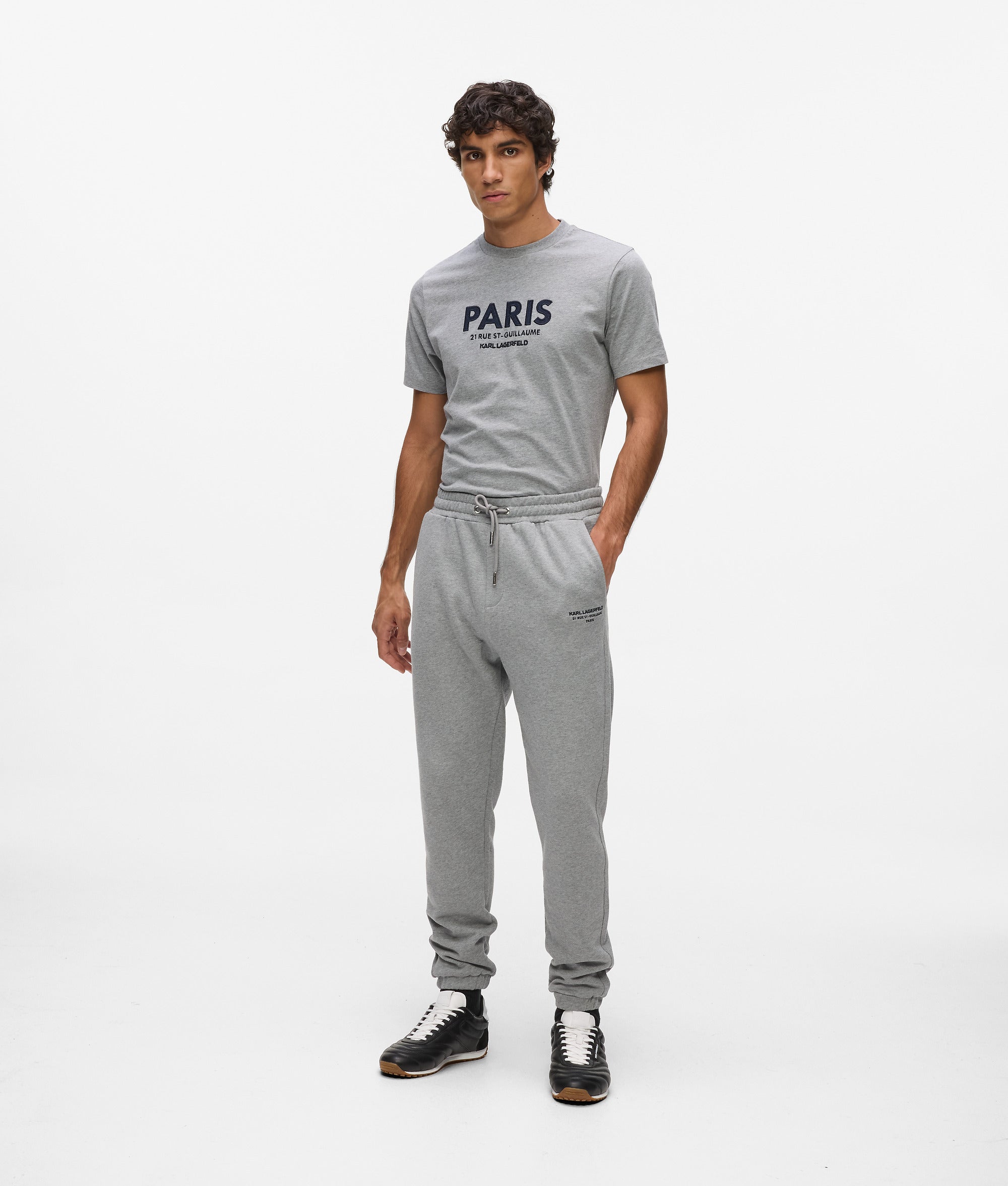 Logo sweatpants Dark Grey Men KARL LAGERFELD