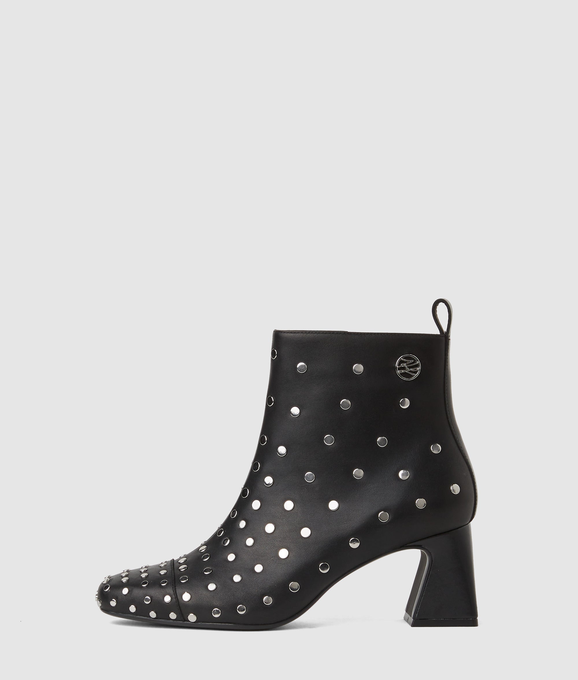 Beata studded ankle boots Black/Silver Women KARL LAGERFELD