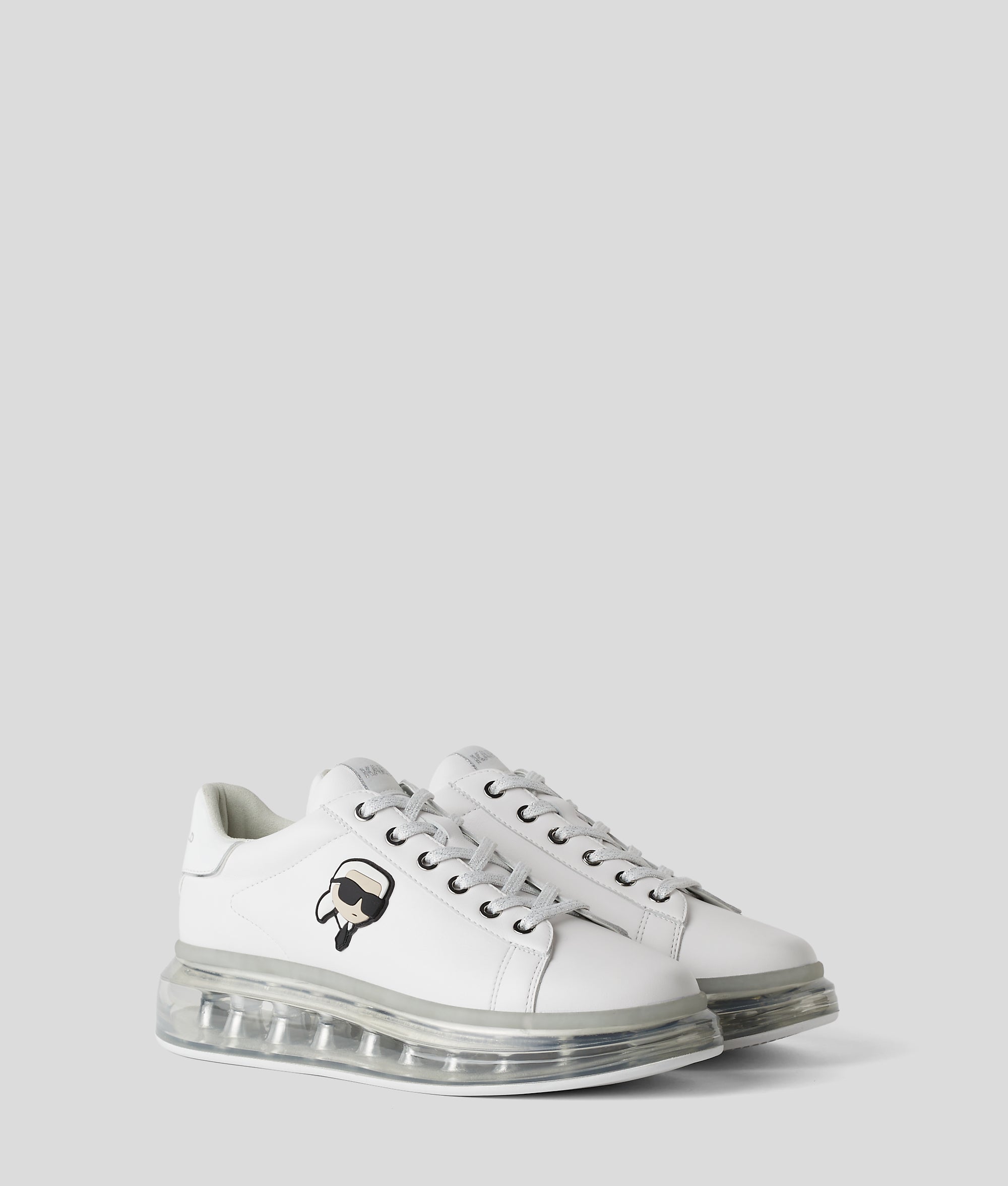 Karl Lagerfeld Baskets basses Baskets - Kapri Kushion Karl Nft Lo Lace femme blanc | France Karl Lagerfeld Baskets basses Baskets - Kapri Kushion Karl Nft Lo Lace femme blanc | France