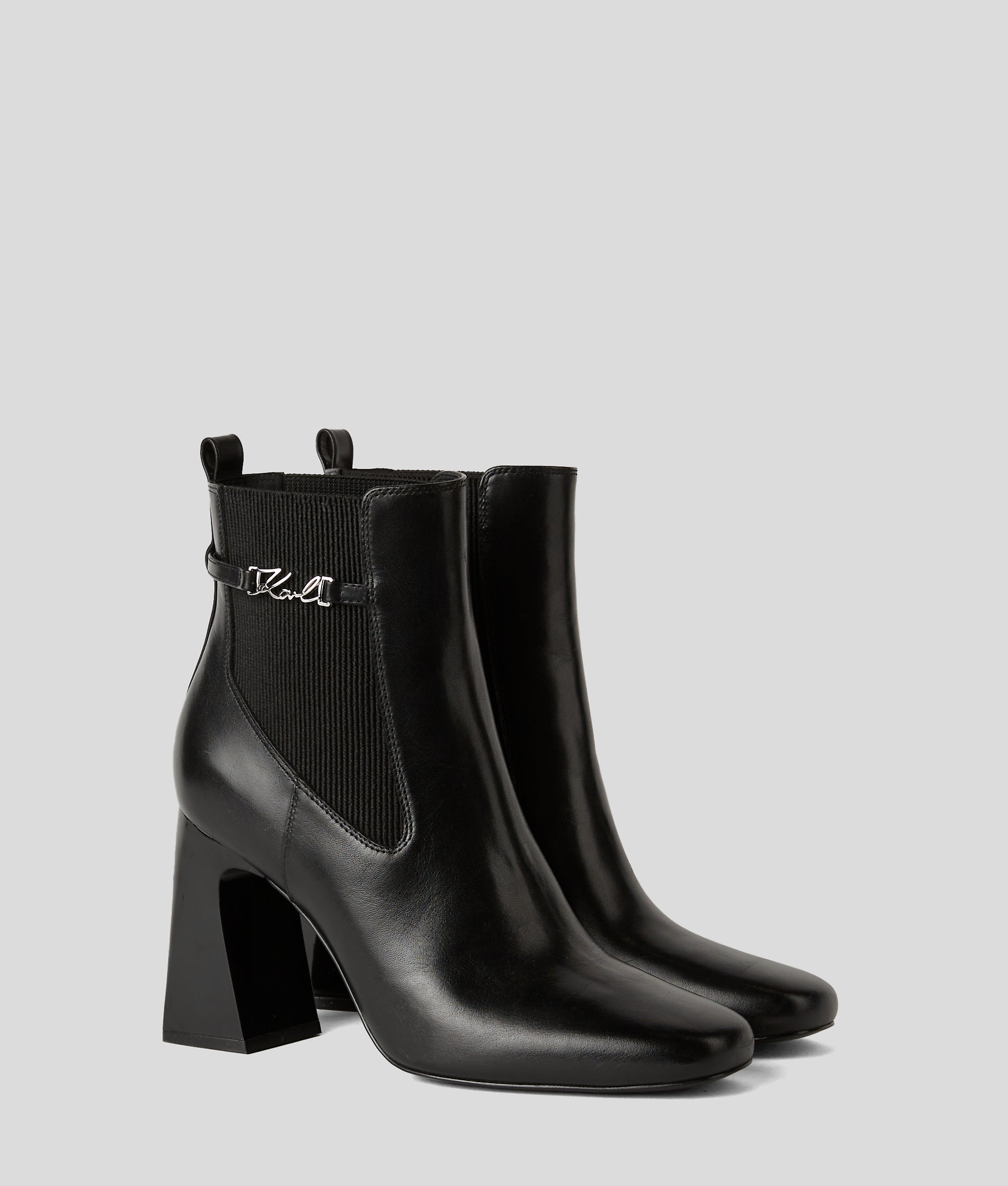 BOTTINES SIGNATURE ASTRA NOVA Noir Femme KARL LAGERFELD