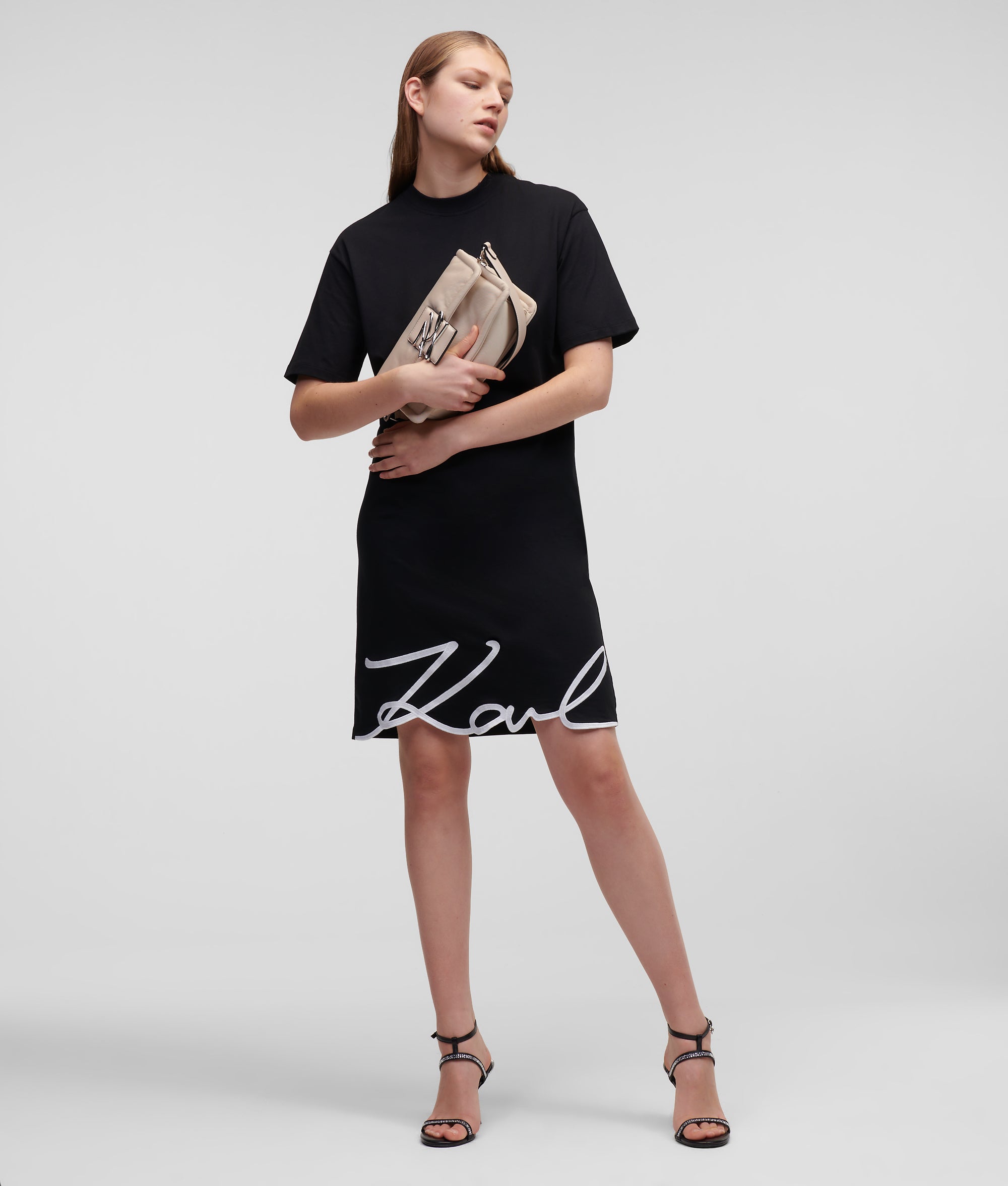 趣味・スポーツ・実用 KARL LAGERFELD off the record Beach top with accent detail brand Karl Lagerfeld