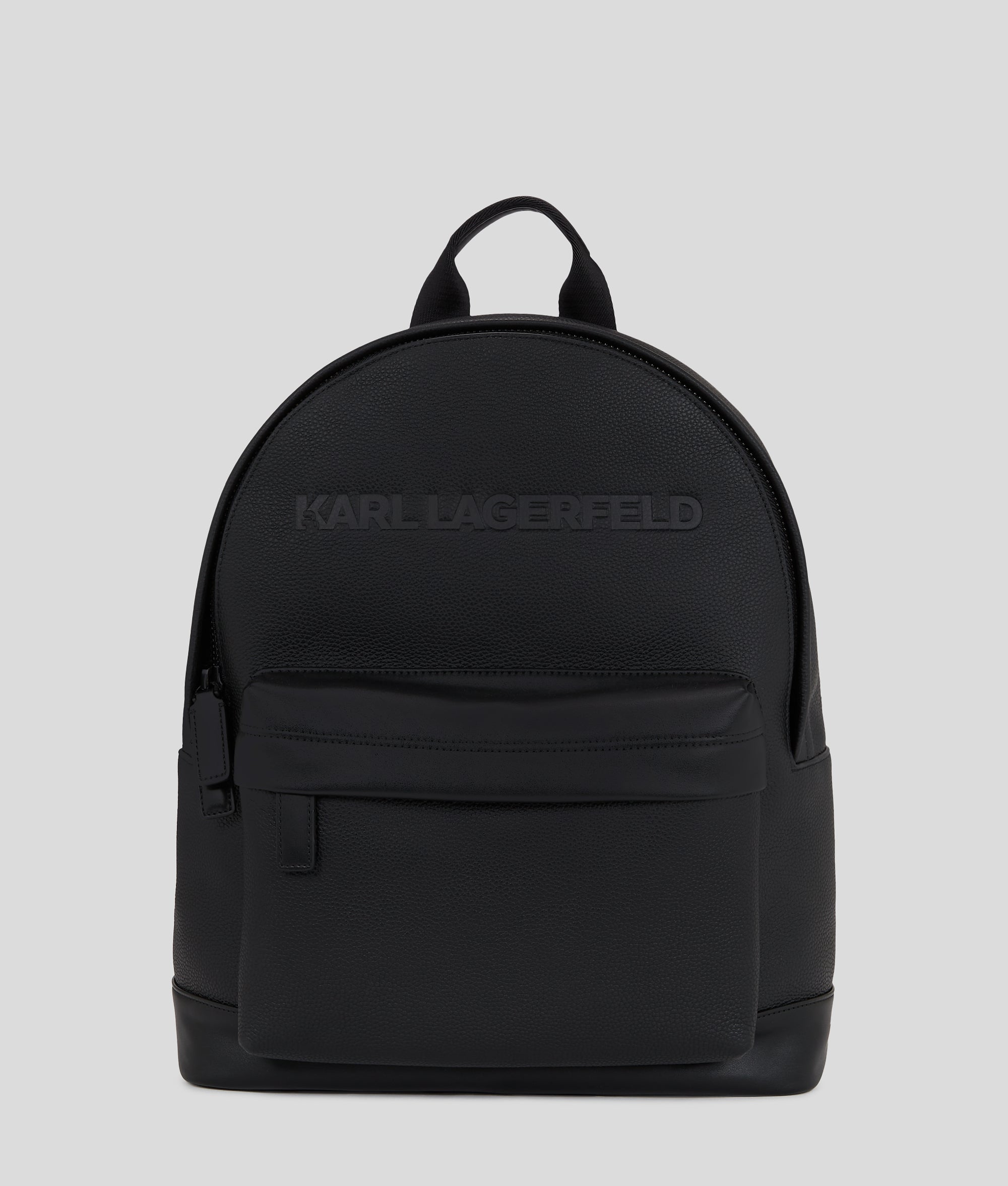 KARL LAGERFELD 黒 リュック・バックパック K/ESSENTIAL LEATHER BACKPACK | Black | Men | KARL LAGERFELD