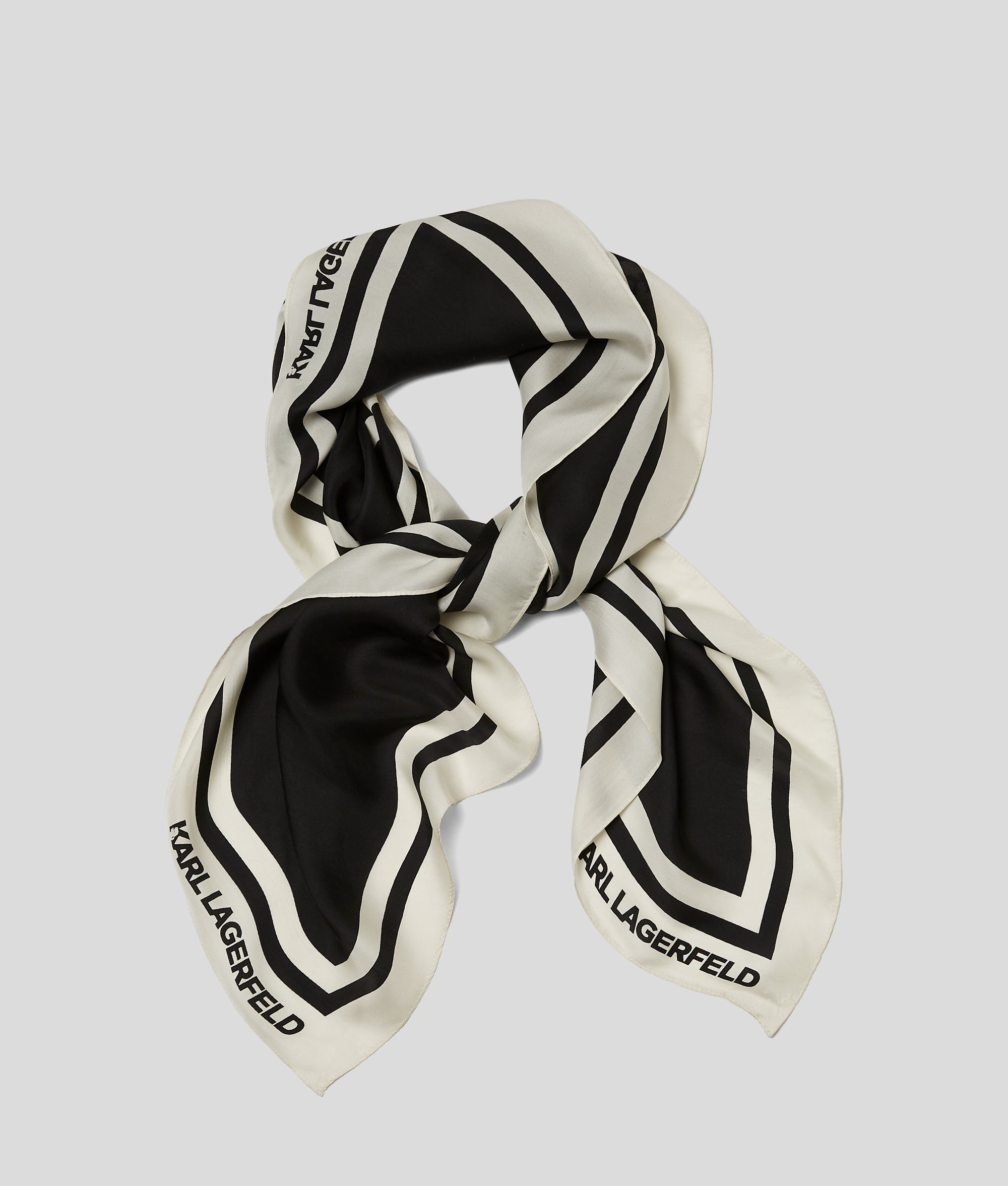 Karl Lagerfeld カールラガーフェルド スカーフ カールラガーフェルド スカーフ シルク100% レディース KARL