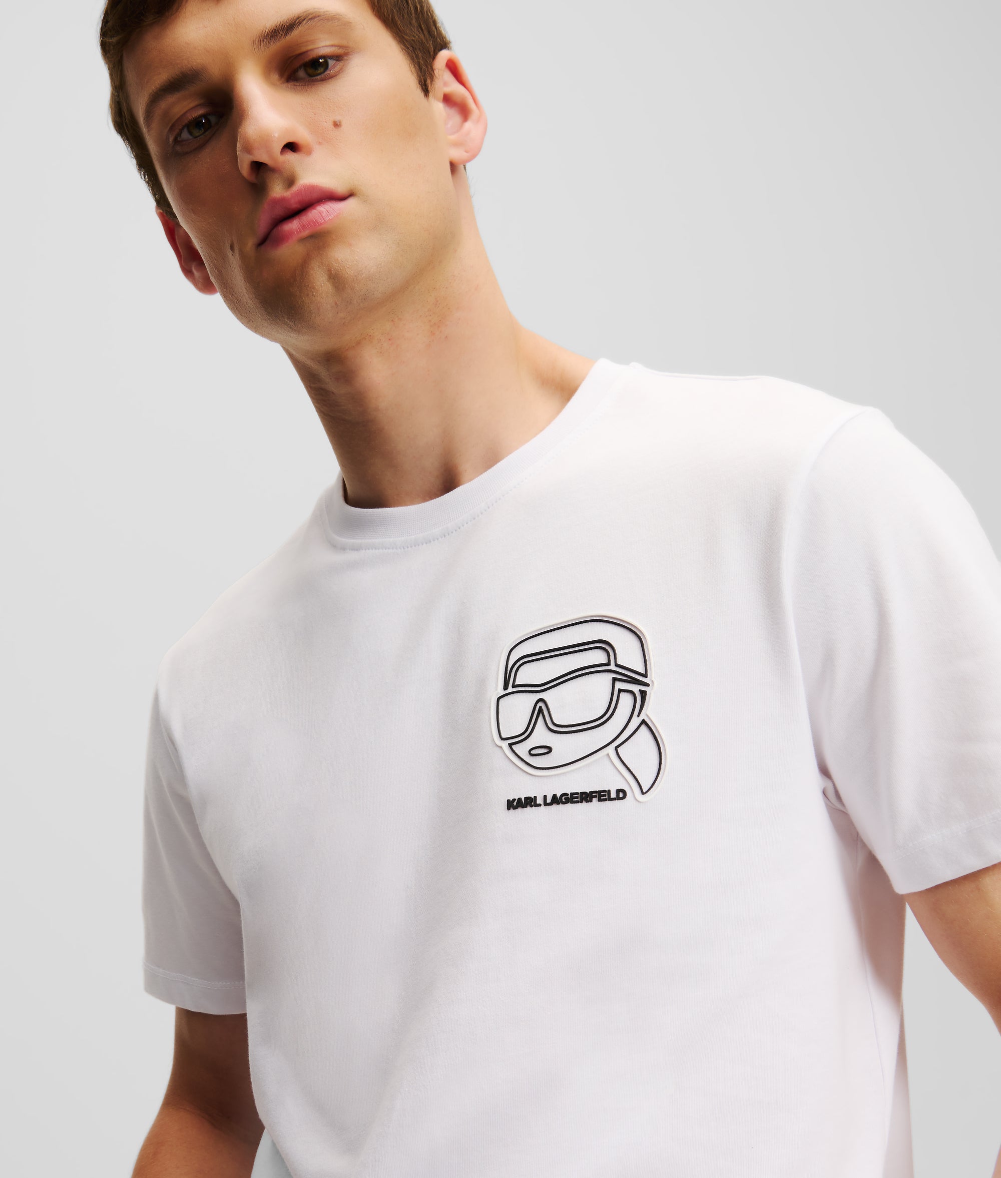 Tシャツ・カットソー IONSEOUL Sharp Balloon Line Sweatshirt JE168 T-shirt IKON RS PEAK-A-BOO Karl Lagerfeld | Regular Fit