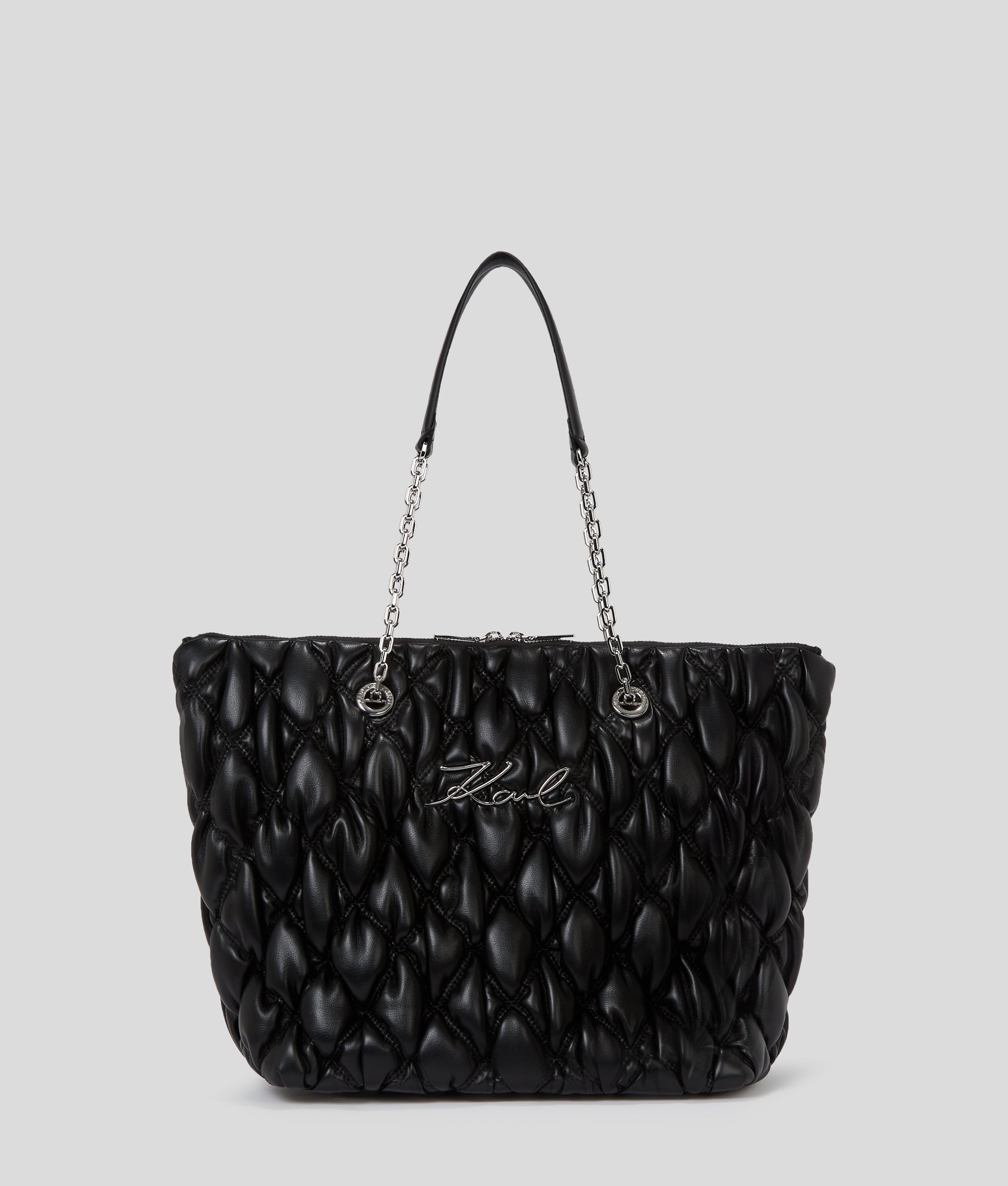 KARL LAGERFELD A1W320451RI 関税送料込 K/SIGNATURE KUILT トートバッグ | ブラック | レディース