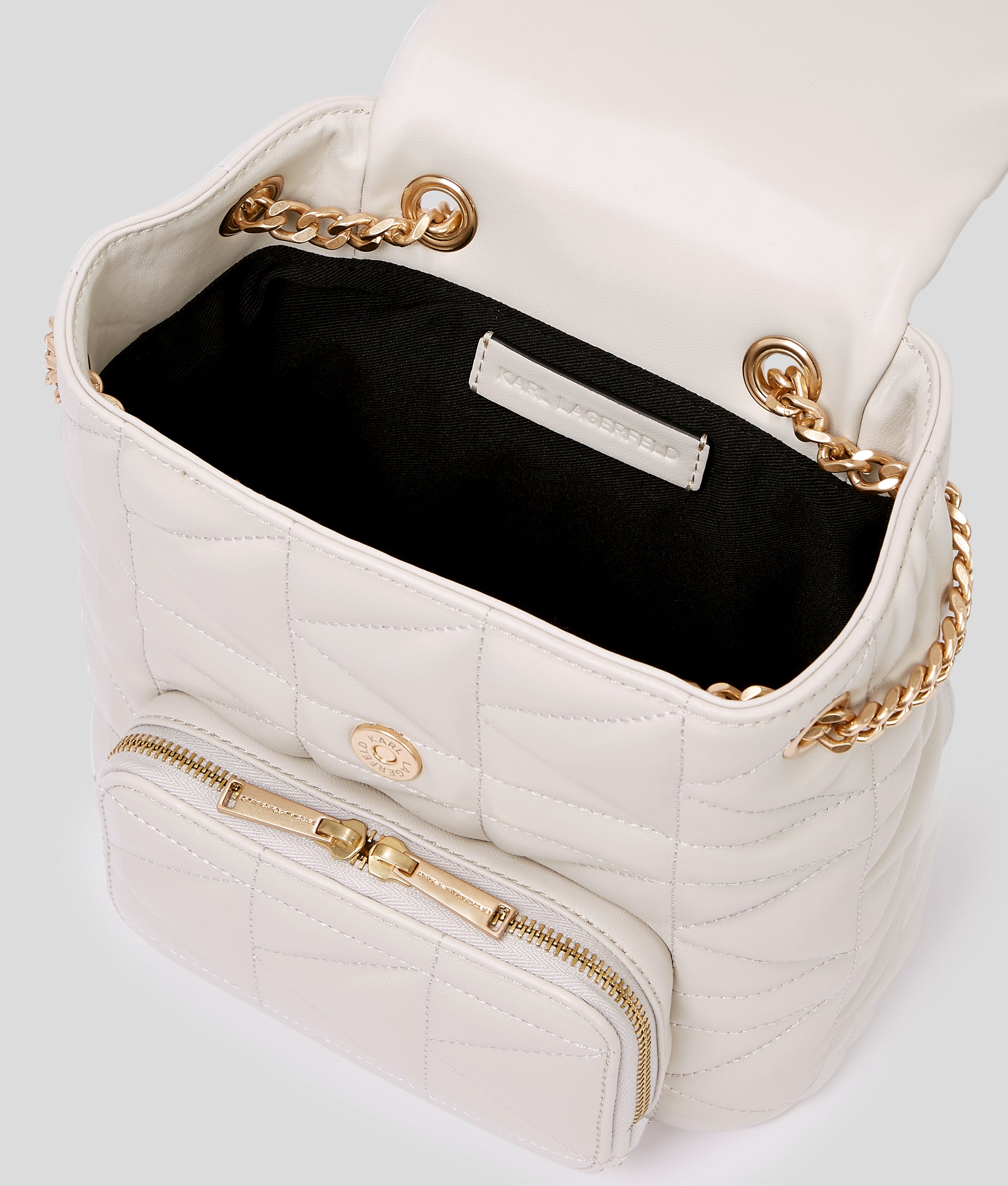KARL LAGERFELD スハクルスキニカットシンス 【関税込】 K/SIGNATURE 2 WAY クロスボディバッグ | ディープ パープル