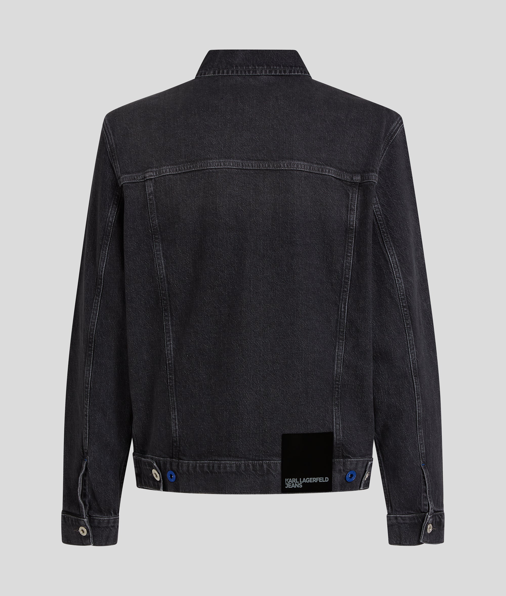 13日(木)迄！レザー ジャケット　ブルゾン　カールラガーフェルド Karl Lagerfeld レザー ライダースジャケット | ブラック