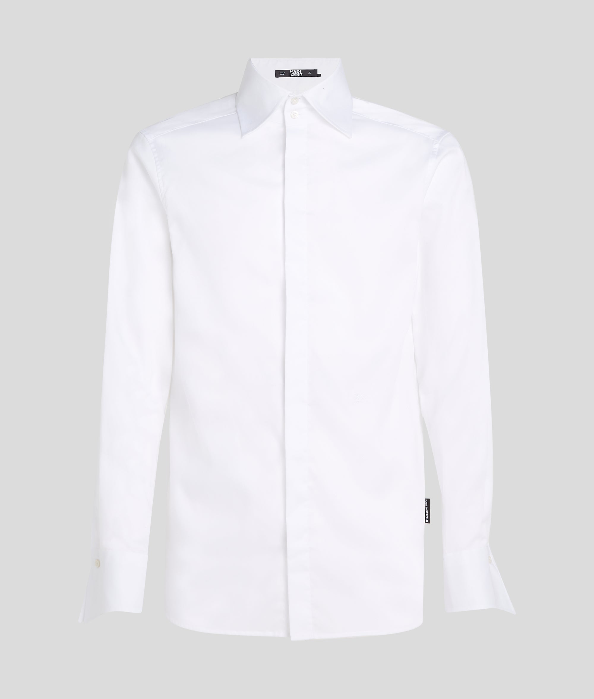 karl lagerfeld dress shirt Karl Lagerfeld Kids - Long-sleeved Shirt - White - Girl