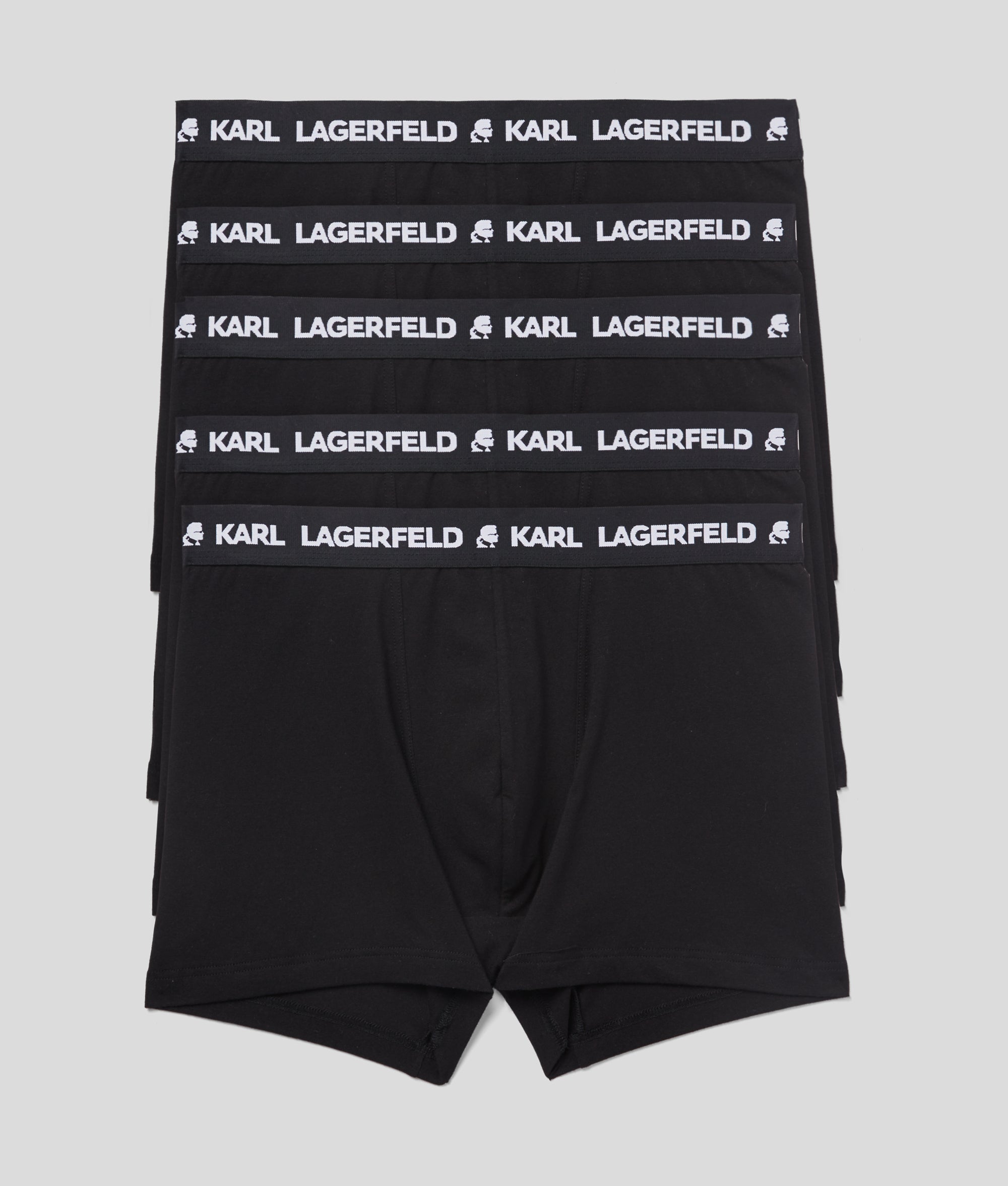 ロゴ トランクス 5枚セット | ブラック | メンズ | KARL LAGERFELD