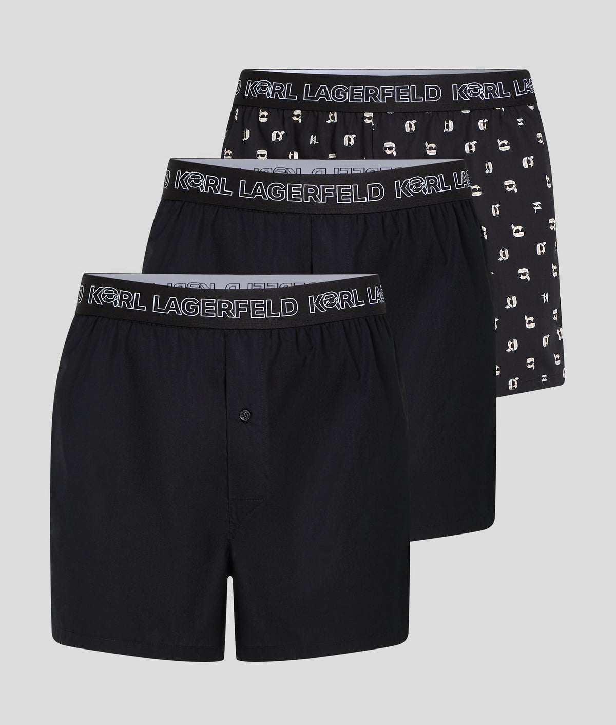 KARL LAGERFELD BOTTO ESSENTIAL LOGO - Slip - black/noir KARL LAGERFELD BOTTO ESSENTIAL LOGO - Slip - black/noir