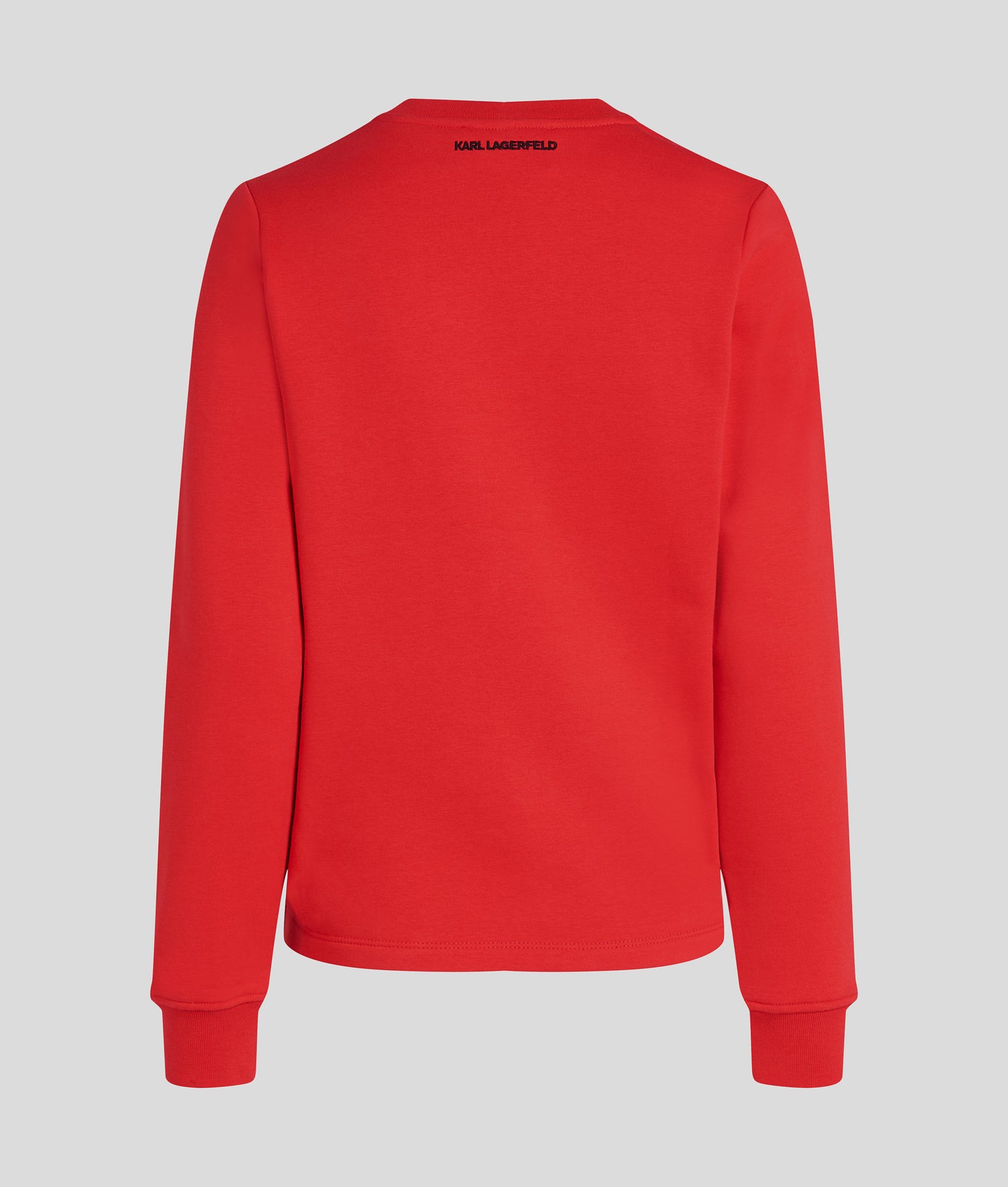 SIGNATURE HEM SWEATSHIRT Racing Red Women KARL LAGERFELD