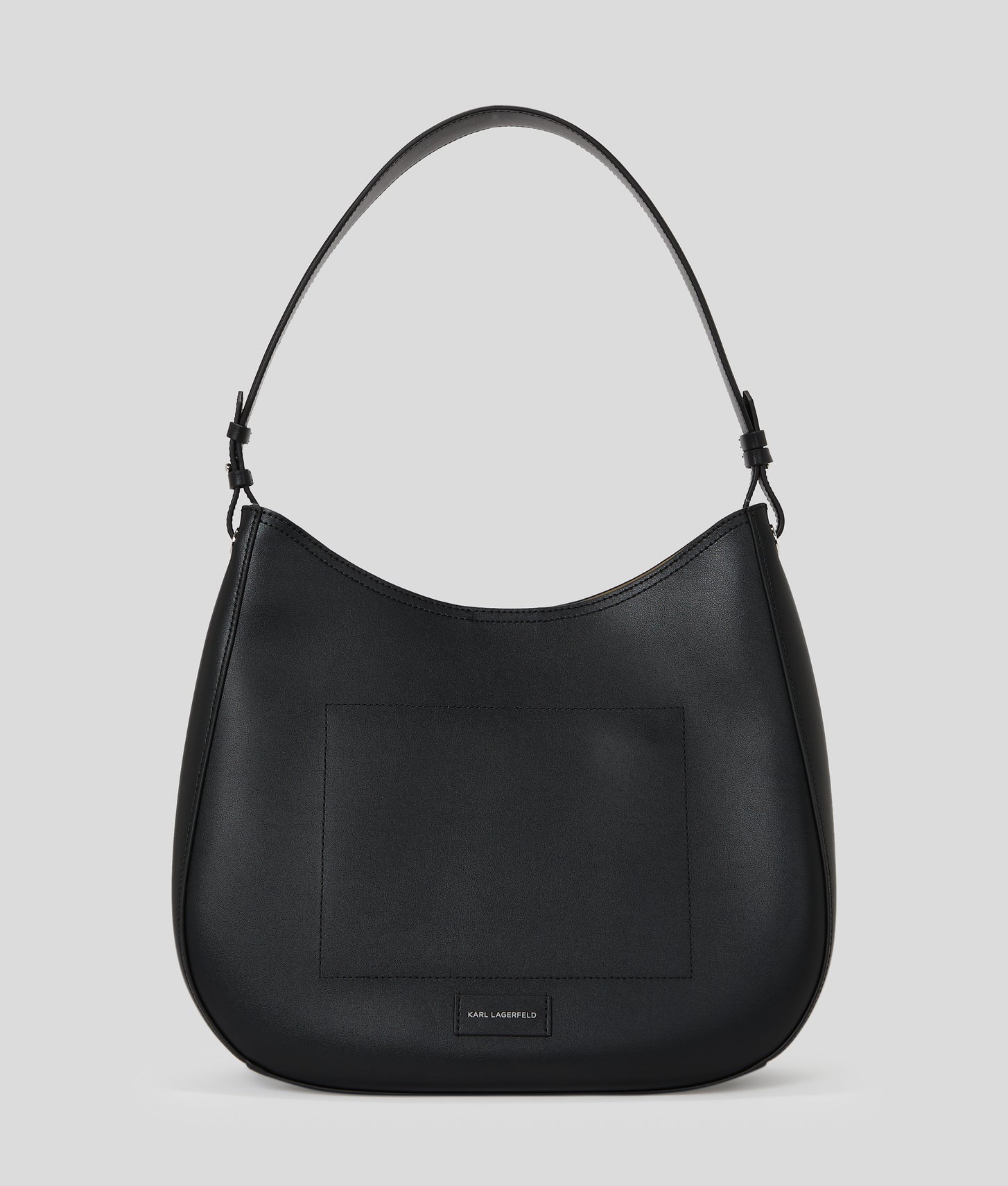 K/CIRCLE PERFORATED HOBO BAG Black Women KARL LAGERFELD