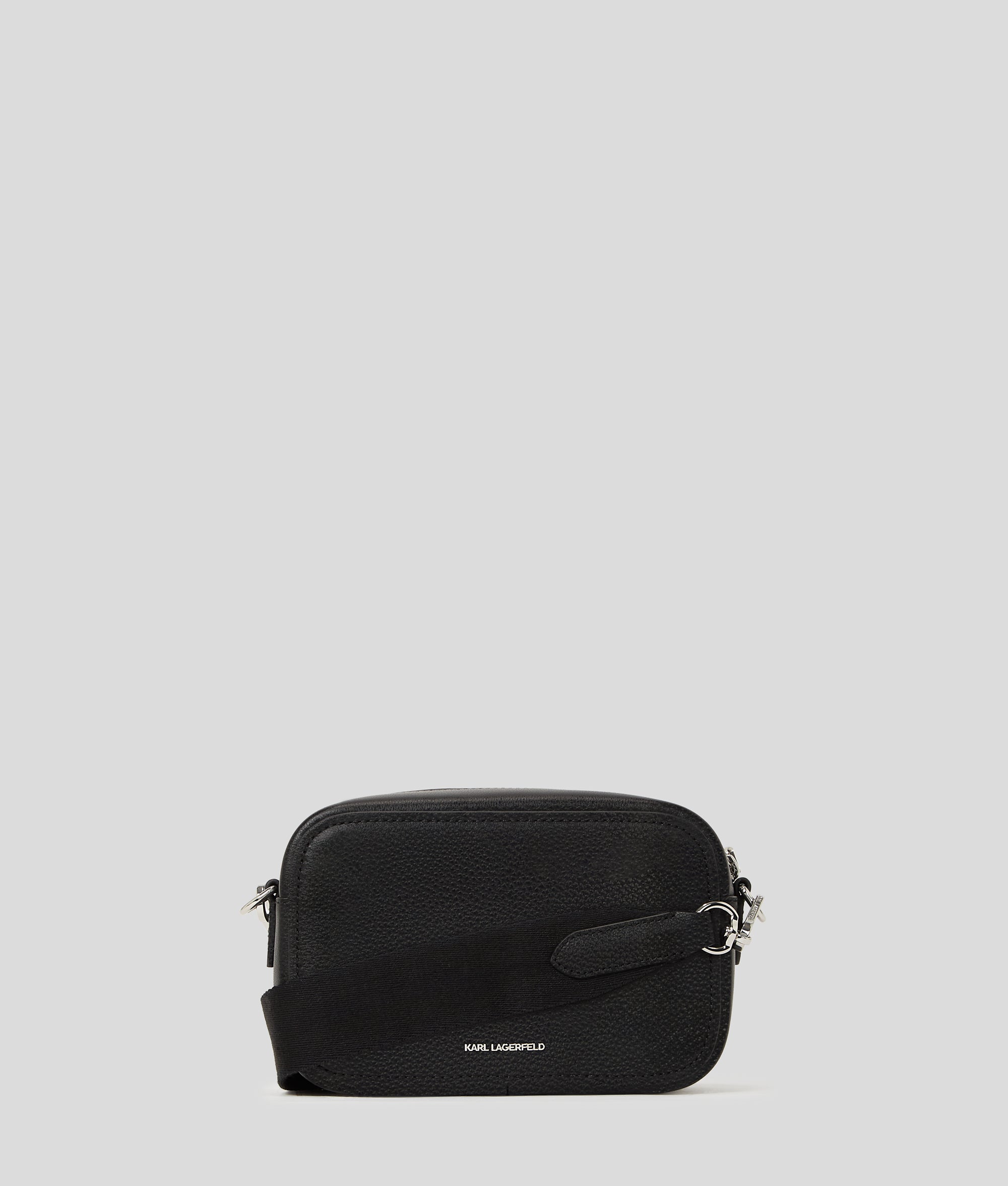 IKON PEBBLE CAMERA BAG Black Women KARL LAGERFELD