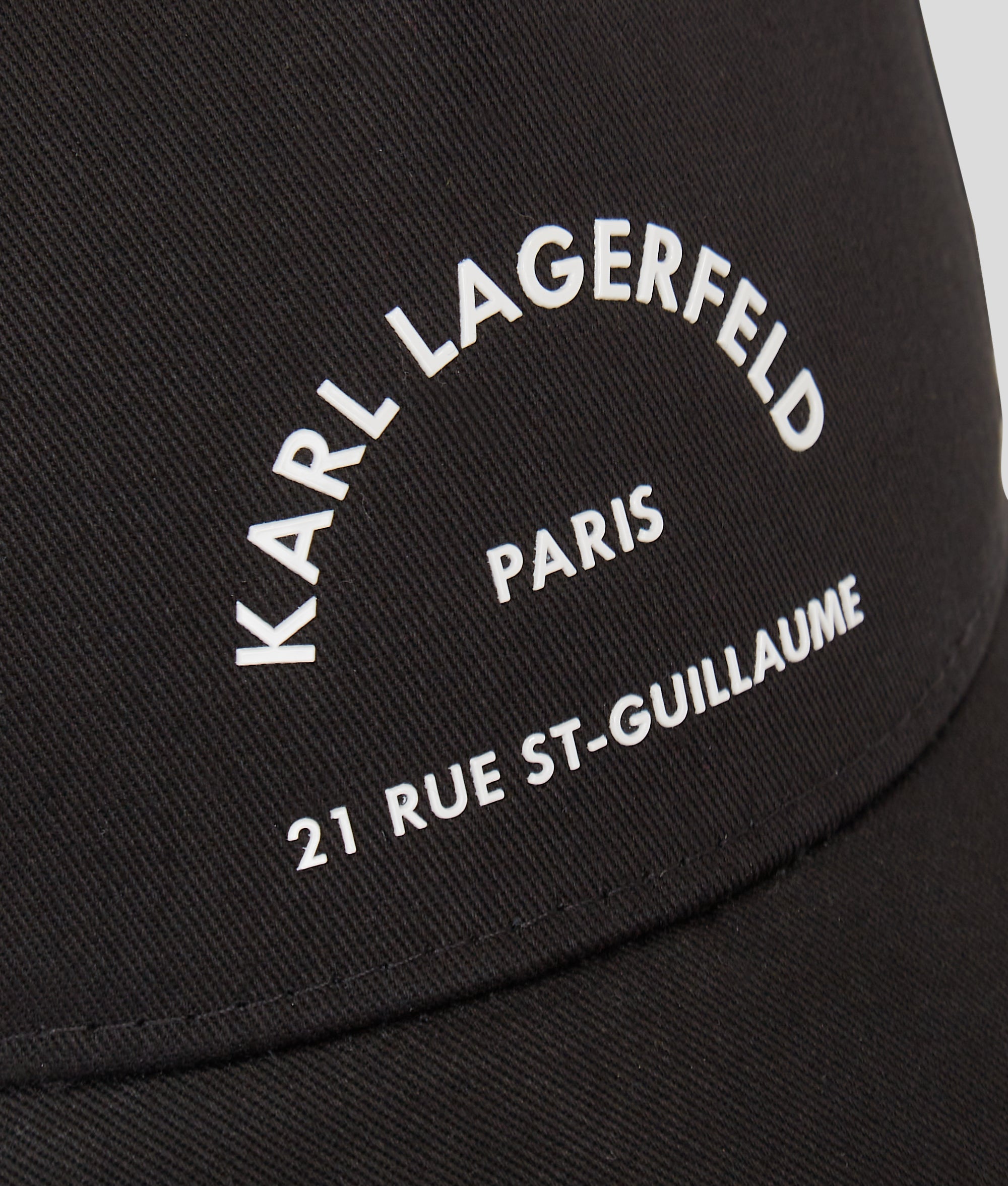 【関税込】新作◆KARL LAGERFELD◆RUE ST GUILLAUME キャップ RUE ST-GUILLAUME CAP | Black | Women | KARL LAGERFELD