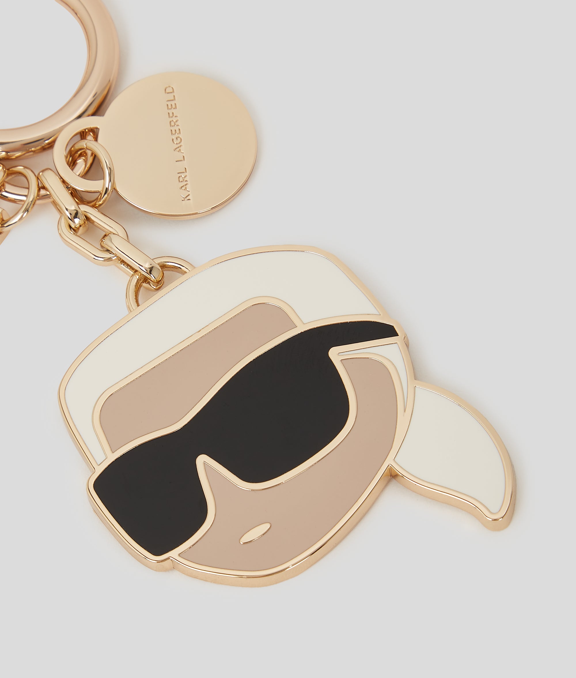 キーホルダー・キーリング KARL LAGERFELD K/IKONIK OUTLINE KEYCHAIN KARL LAGERFELD K/IKONIK OUTLINE KEYCHAIN