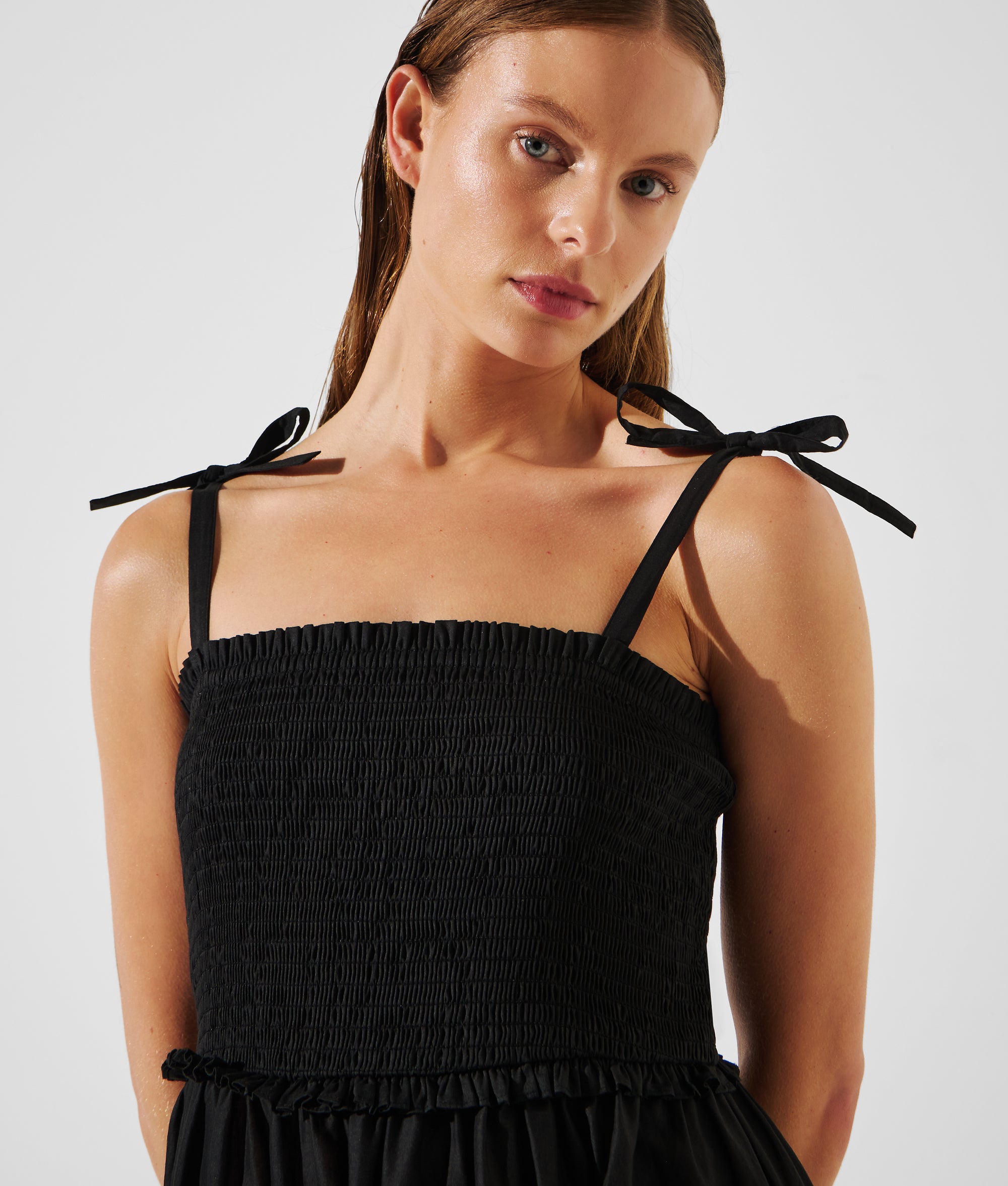 karl lagerfeld black dress Women's Sleeveless A-Line Maxi | Low Hem Hidden Back Zip Closure Removable Buckle Belt To Define Waist Two Non Karl Lagerfeld Paris sleeveless black