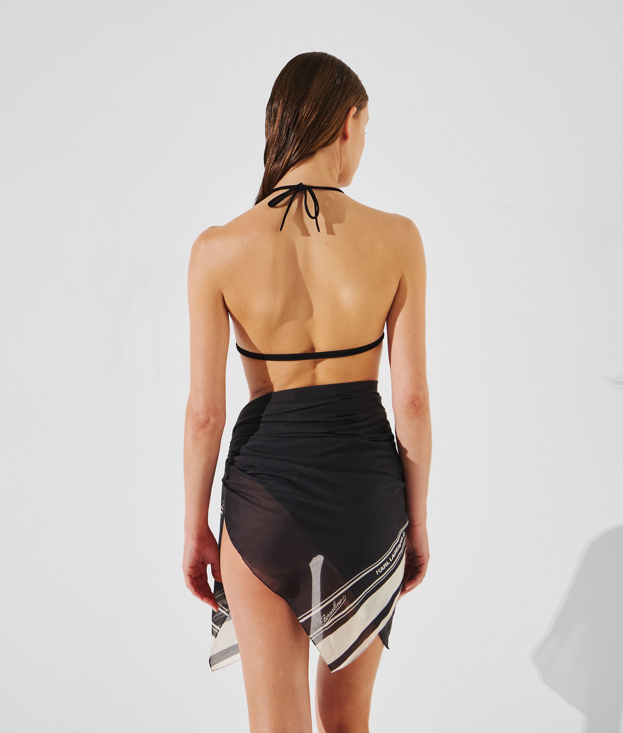 PARÉO KL X BORSALINO Noir Femme KARL LAGERFELD - Main Image