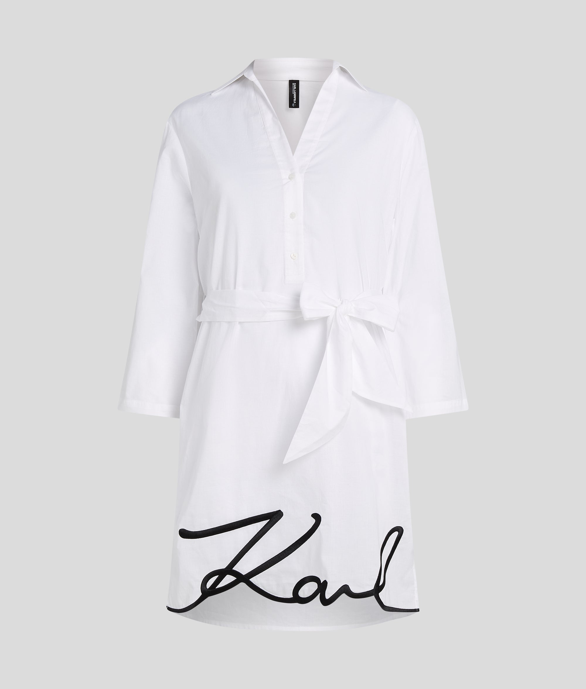 K/Signature beach shirt dress | White | Women