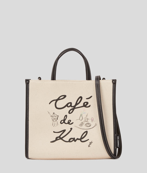 KL X JORGE PARRA TOTE BAG | Natural | Women | KARL LAGERFELD