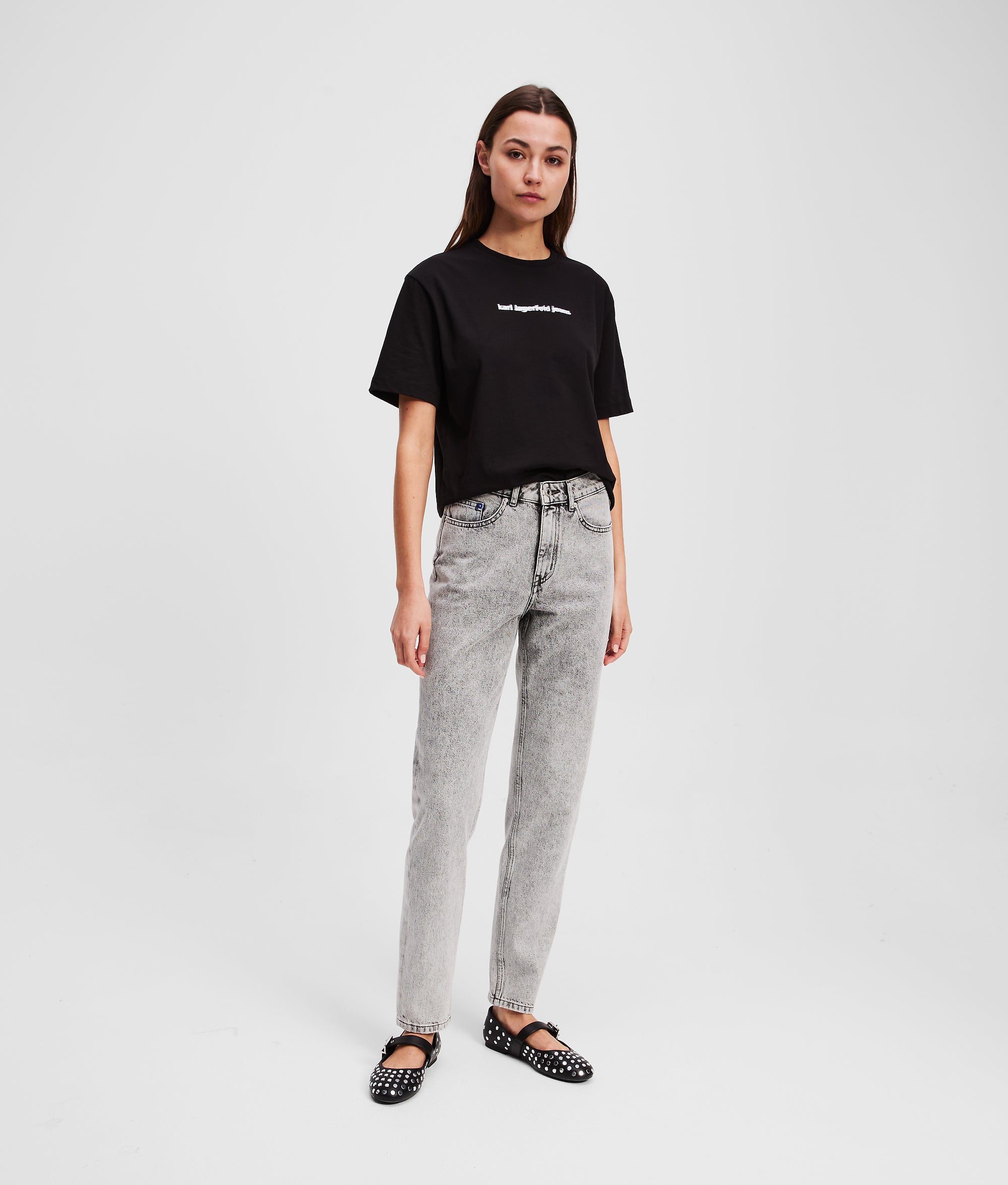 KARL LAGERFELD エラスティックウエストテラトハンツ 【関税込】 レディース ジーンズ | KARL LAGERFELD
