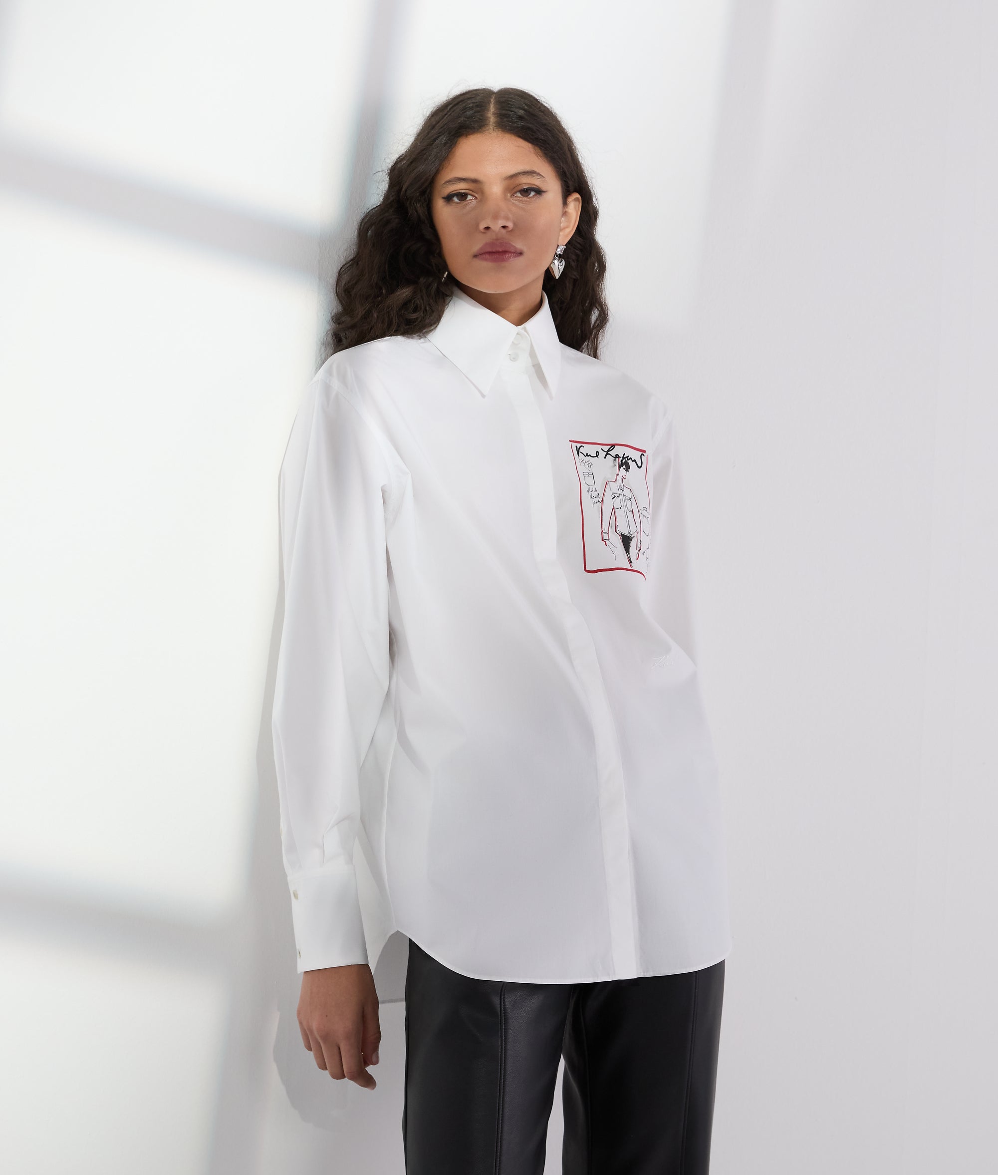 karl lagerfeld white dress shirt Karl Lagerfeld