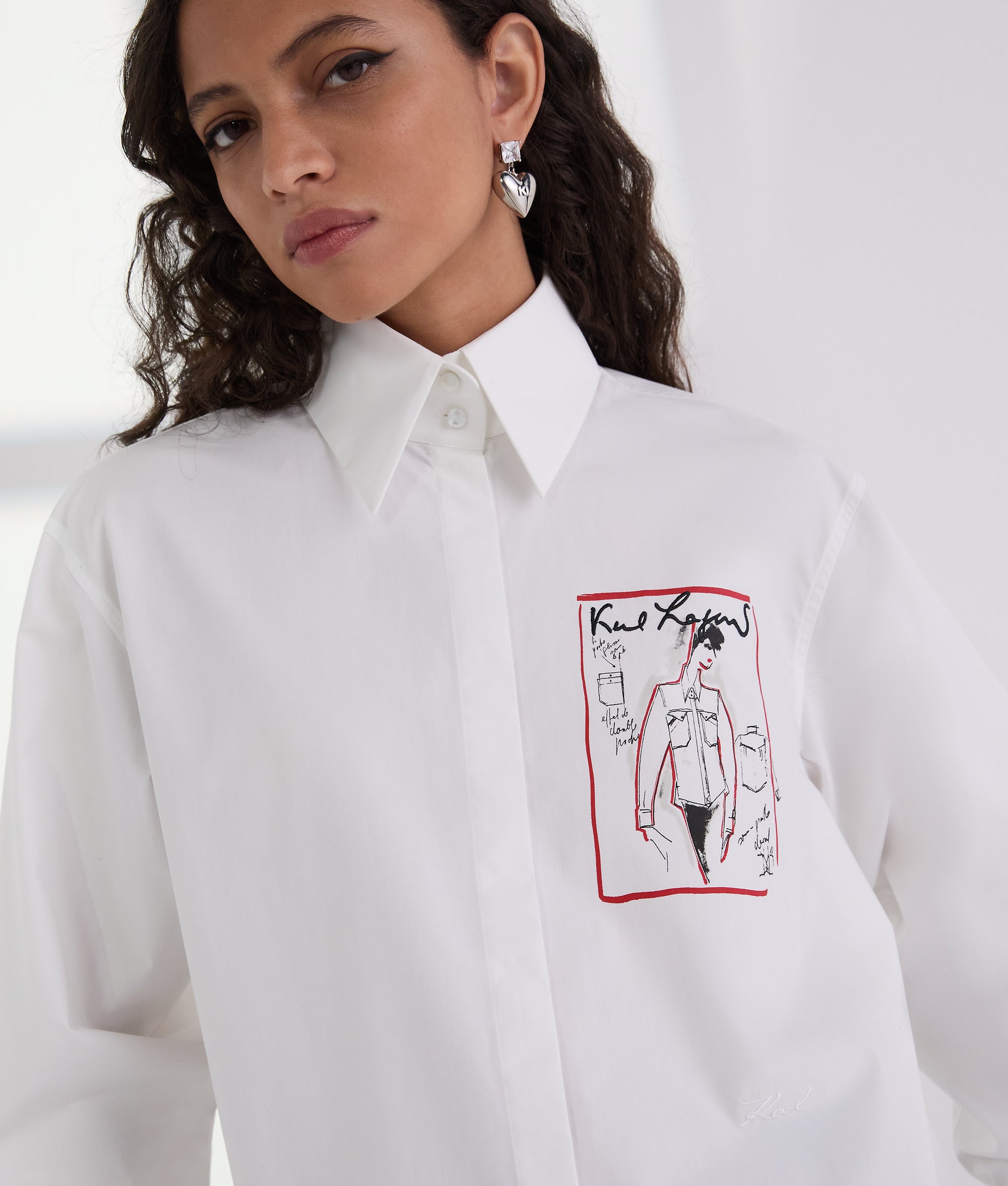 karl lagerfeld white dress shirt Karl Lagerfeld