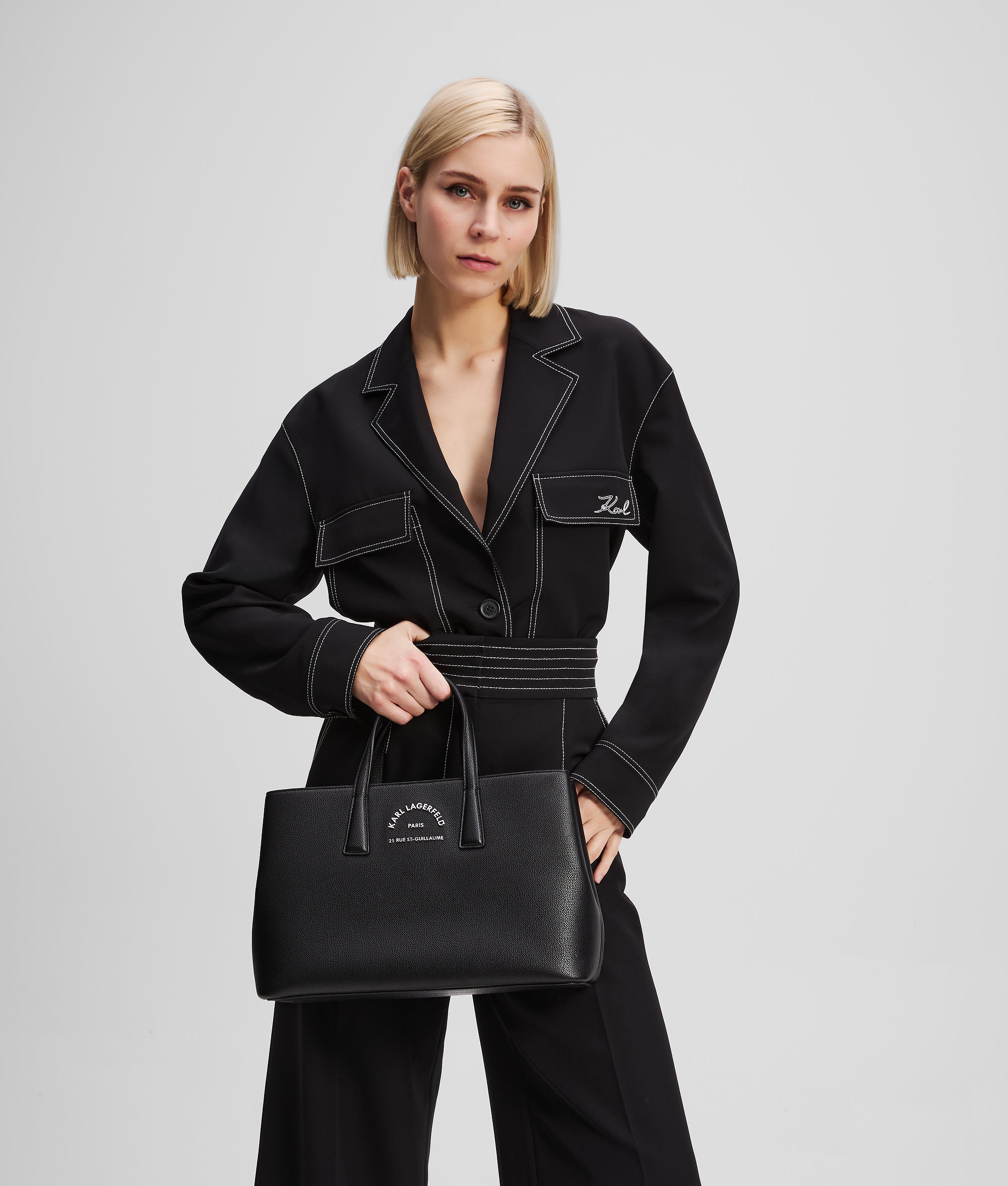 【 カールラガーフェルド 】ハンドバッグ Rue St-Guillaume Karl Lagerfeld Rue St-Guillaume ハンドバッグ | ニュートラル