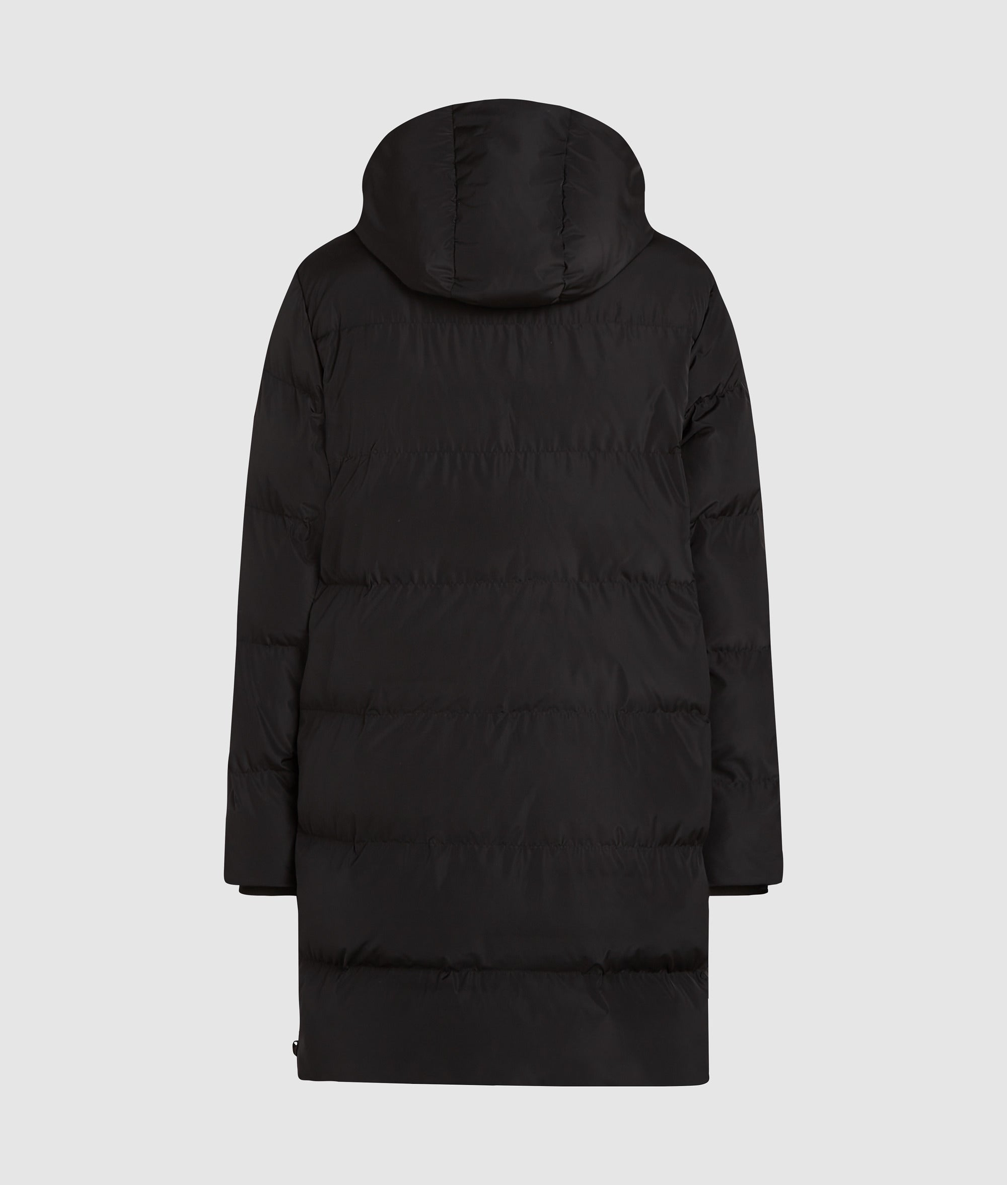 Long puffer jacket Black Men KARL LAGERFELD