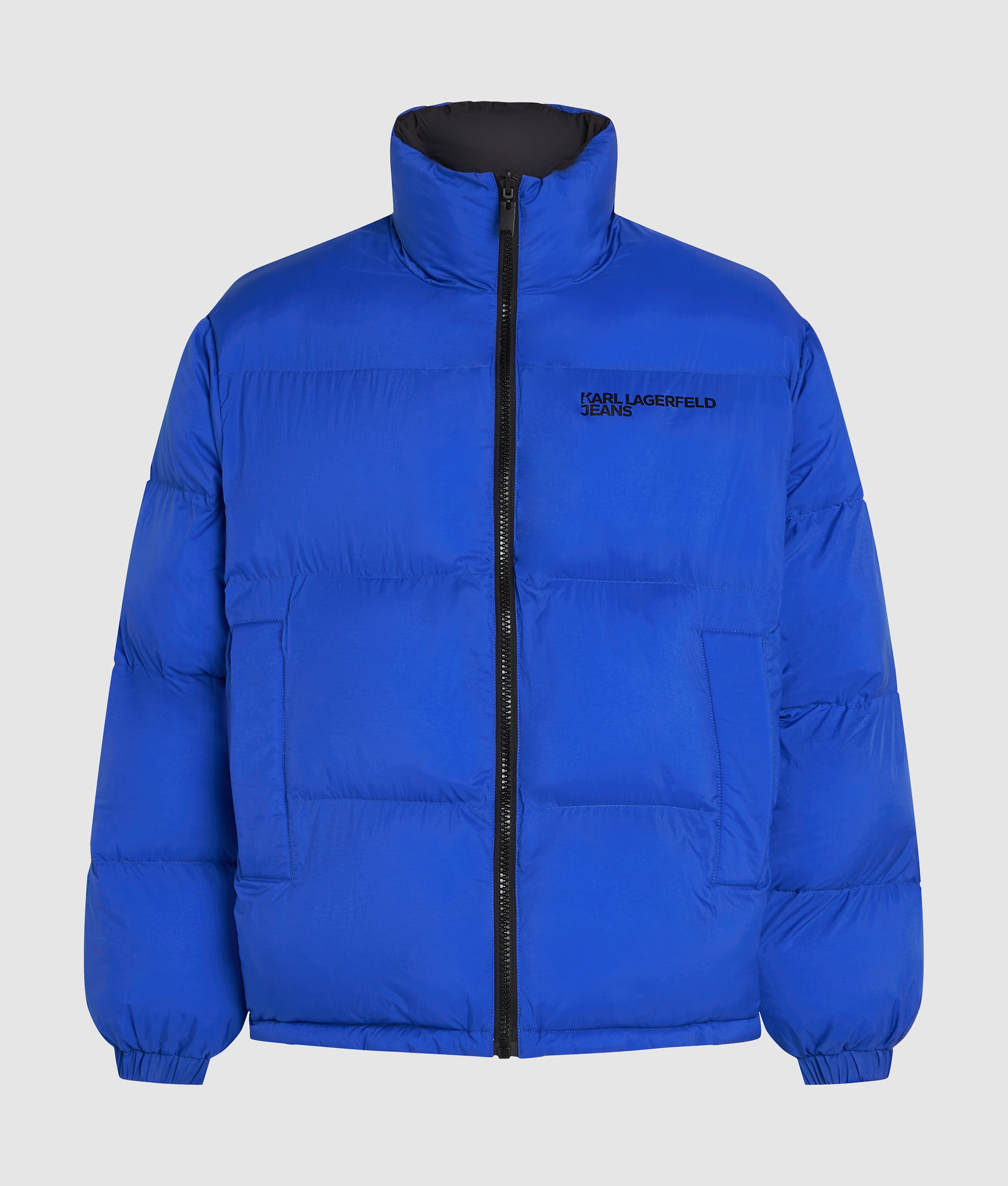 Reversible puffer jacket KLJ Blue-Black Men KARL LAGERFELD