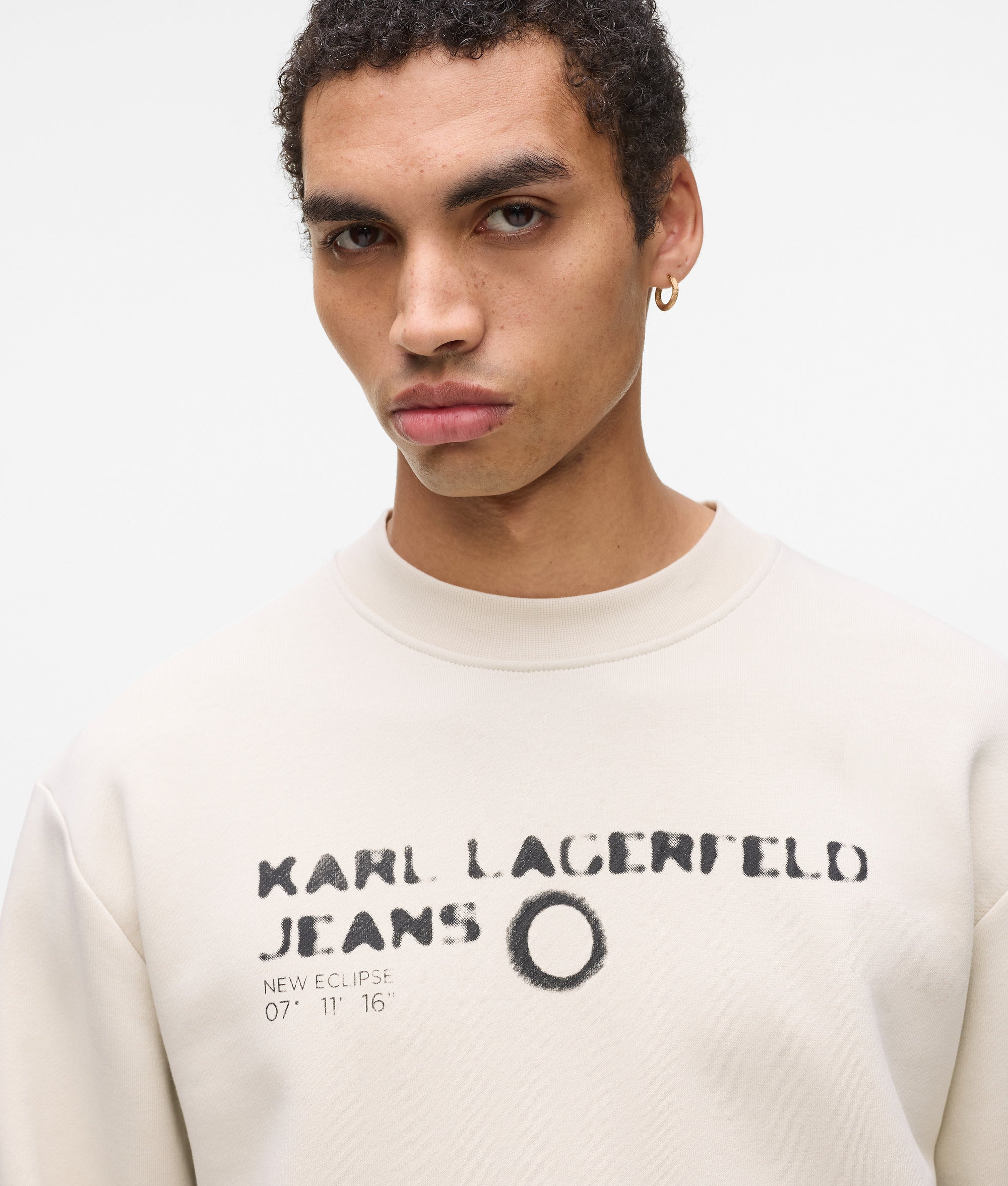 Karl Lagerfeld Jeans Eclipse Regular Fit Hoodie Black