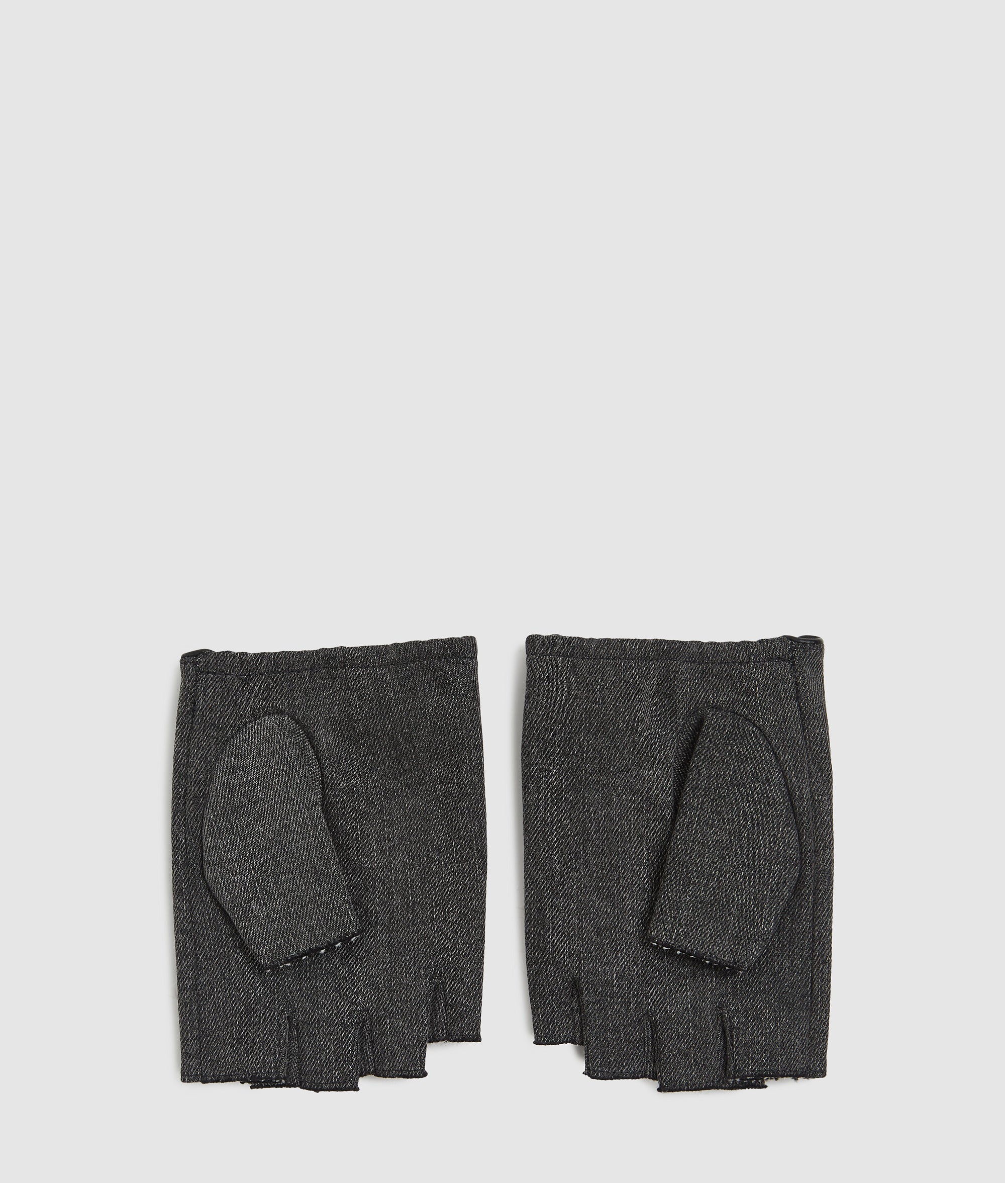 jeans handschuhe Fingerlose Denim-Handschuhe | Visual Washed Schwarz | Herren | KARL LAGERFELD